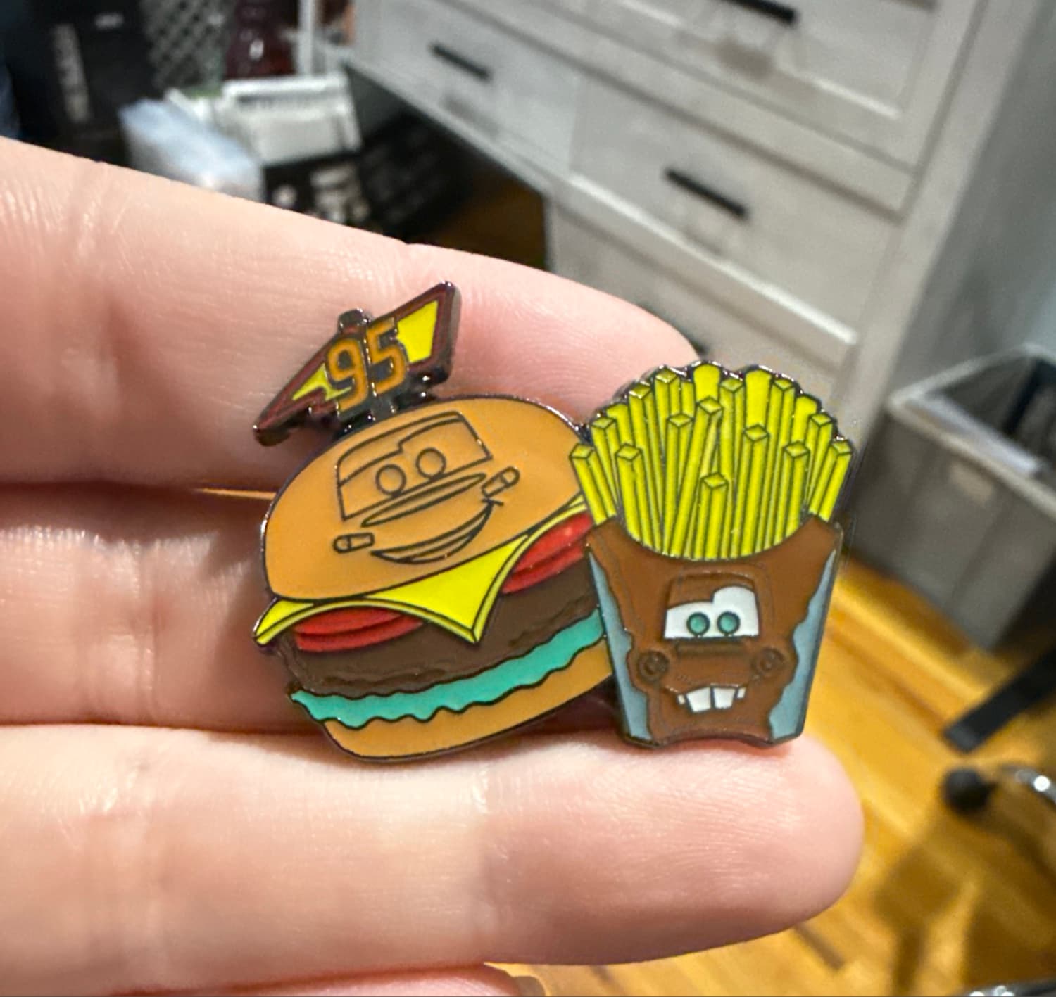 Loungefly Disney Pixar Fast Food Blind Box Enamel Pin - Cars