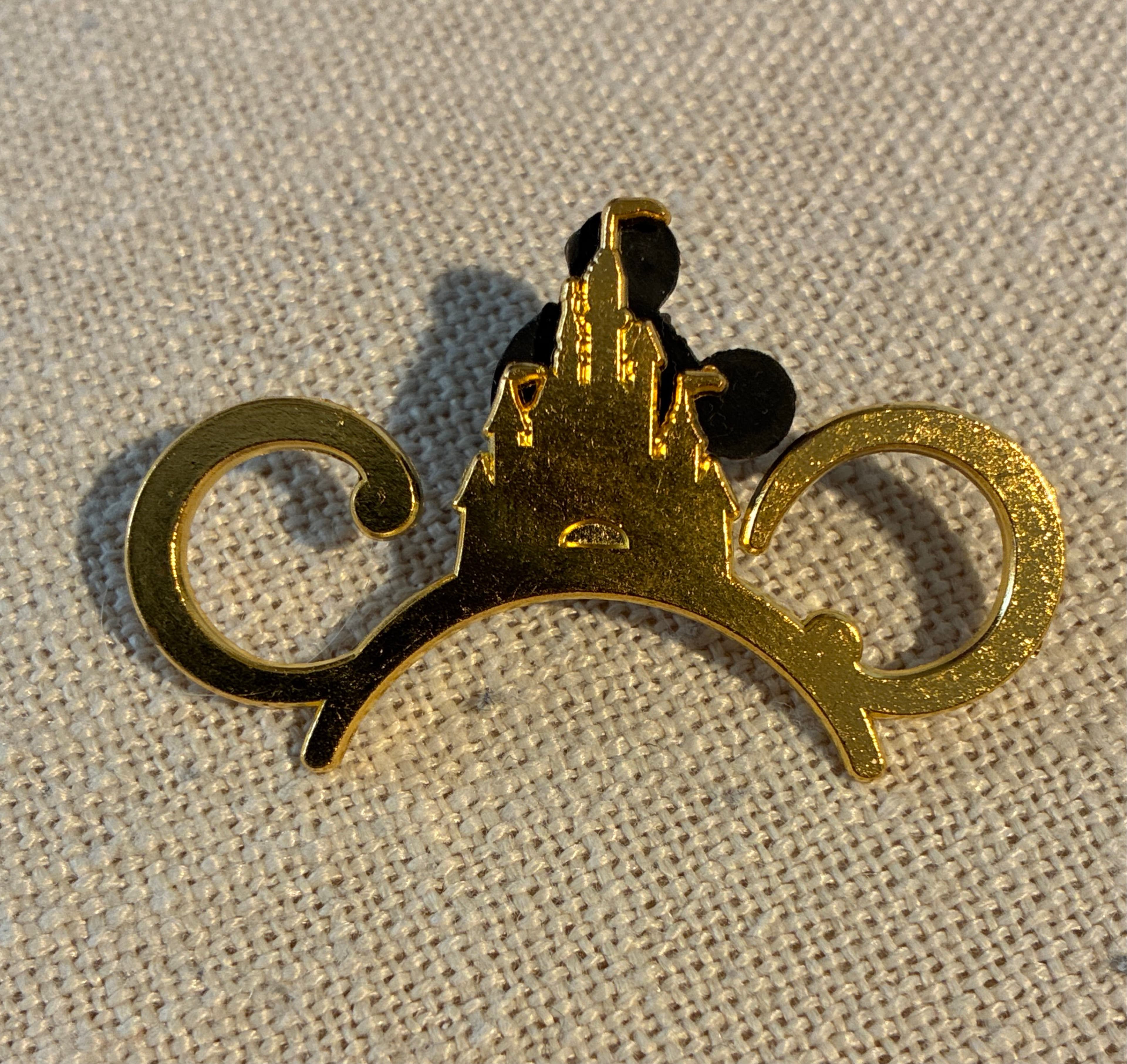 Mickey Mouse Ears Graduation Cap Castle Pin