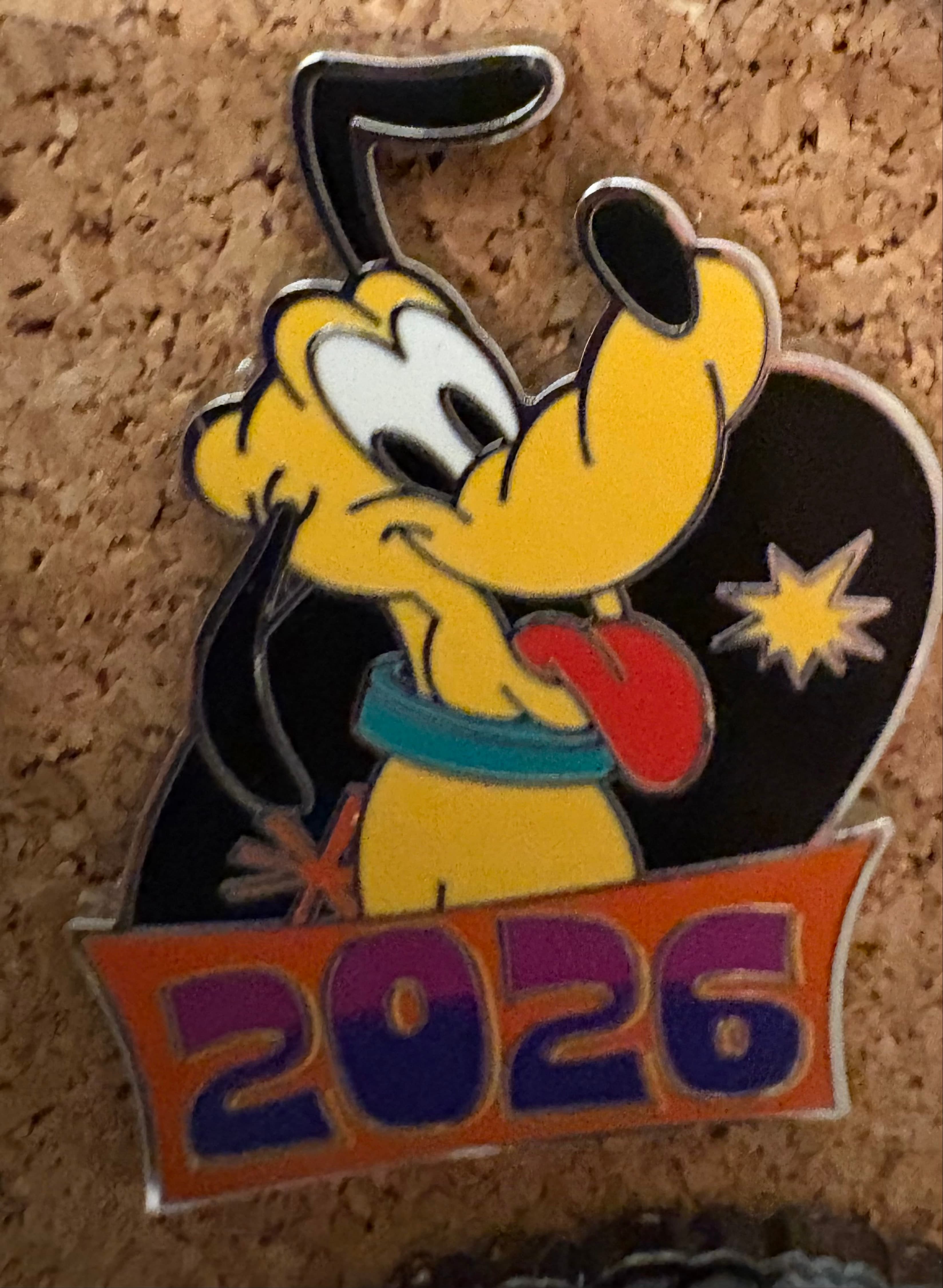 Pluto - 2026 Disney Parks Dated Year Mystery Pin