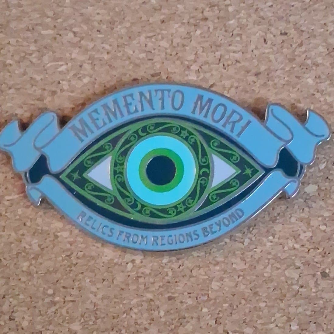 Haunted Mansion Memento Mori Eye Logo Relics From Regions Beyond Pin