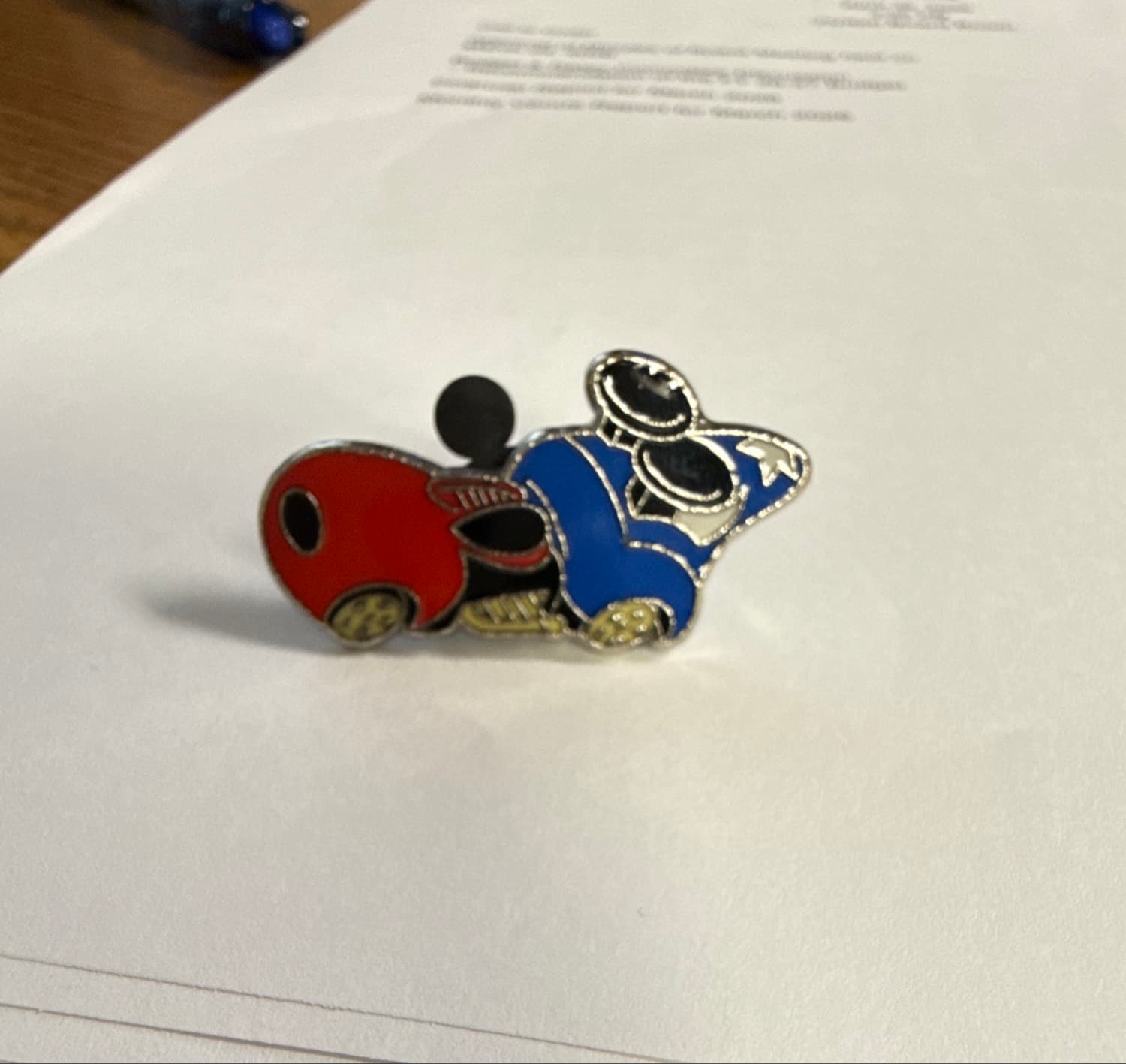 Mickey Mouse and Donald Duck Lower Bodies Hidden Mickey Pin