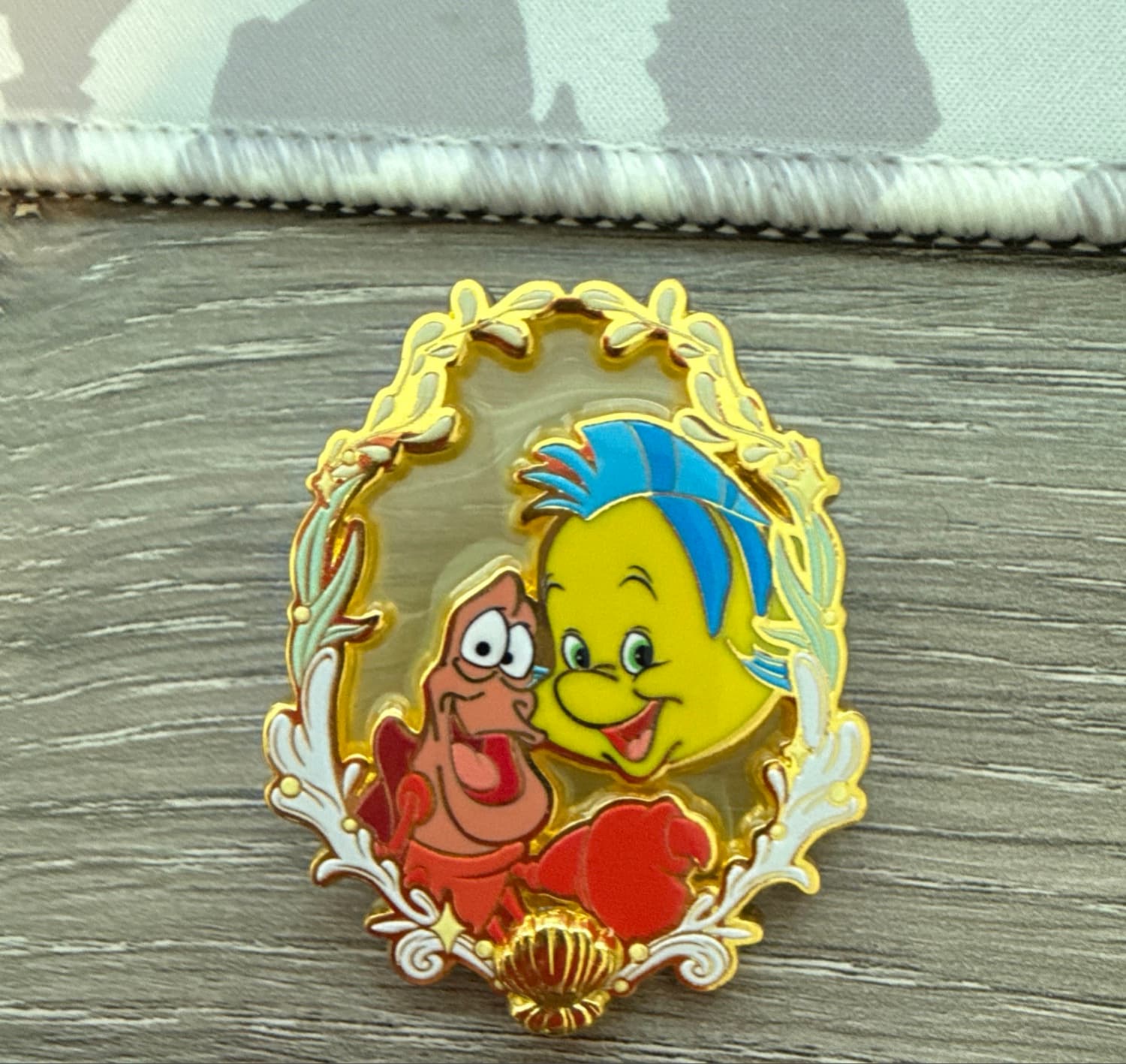 Stained Glass Portrait Pin