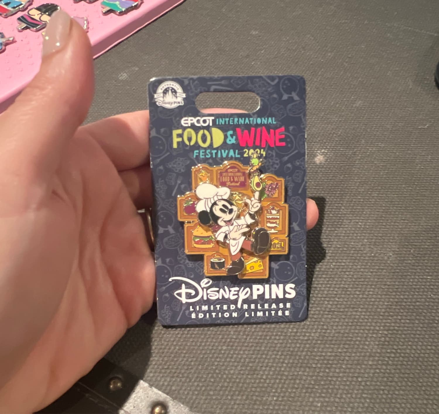 2024 EPCOT International Food & Wine Festival Chef Mickey Balancing Act Pin
