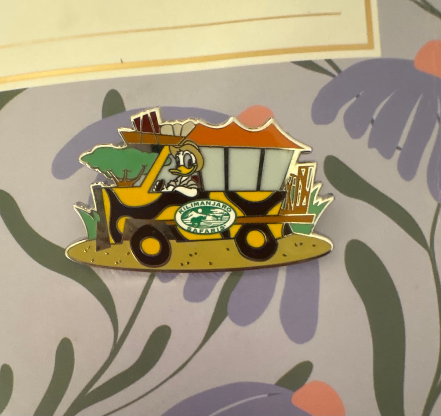 Donald Duck in Kilimanjaro Safaris Truck