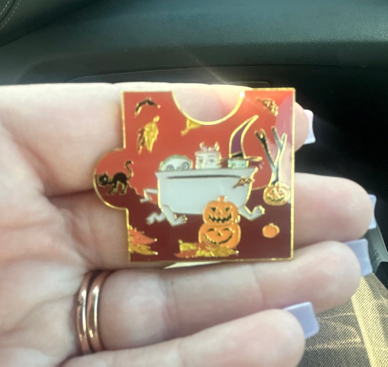 Loungefly Nightmare Before Christmas Fall Puzzle Mystery Pin