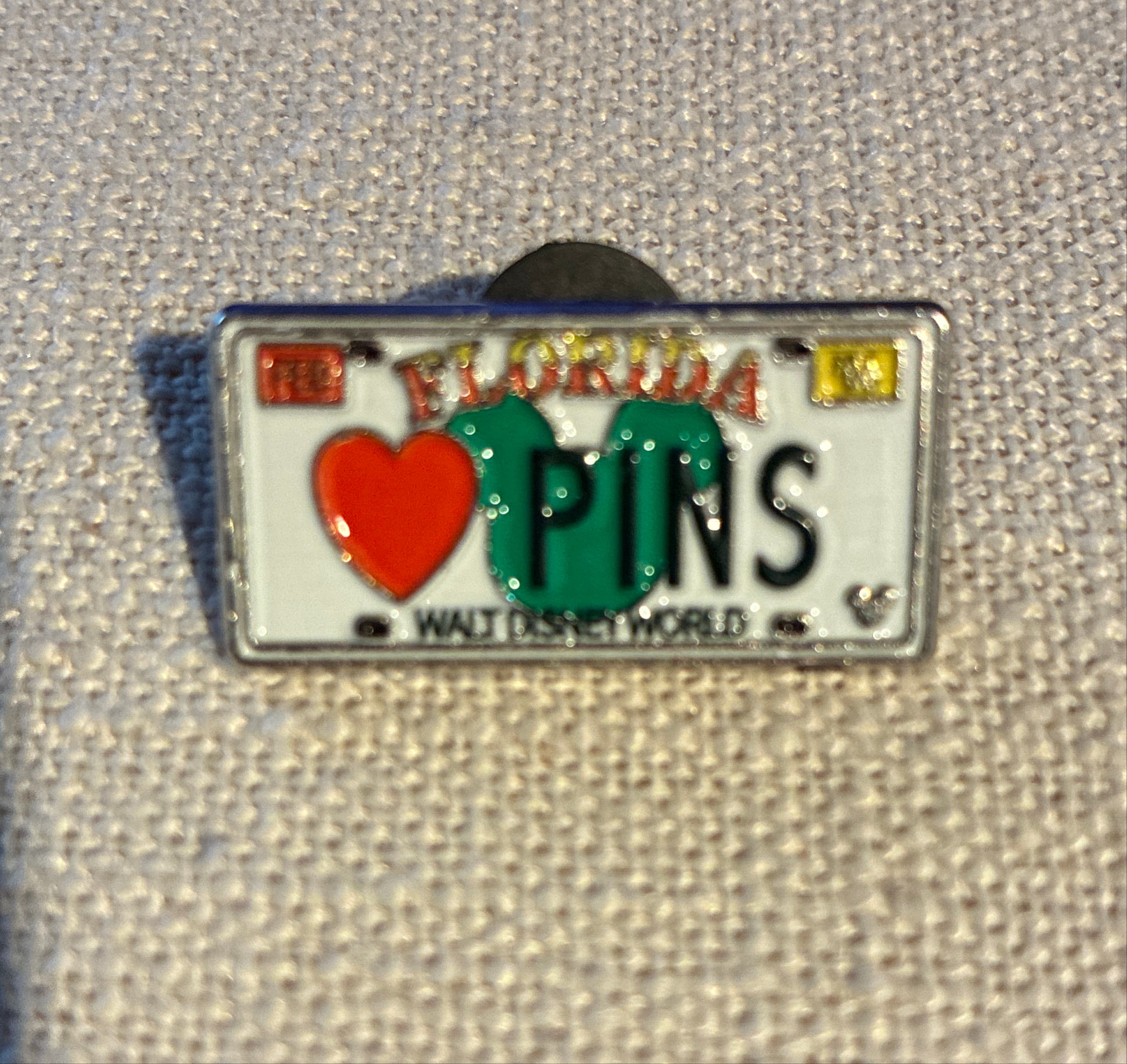 Love Pins - 2007 Hidden Mickey - Florida License Plates