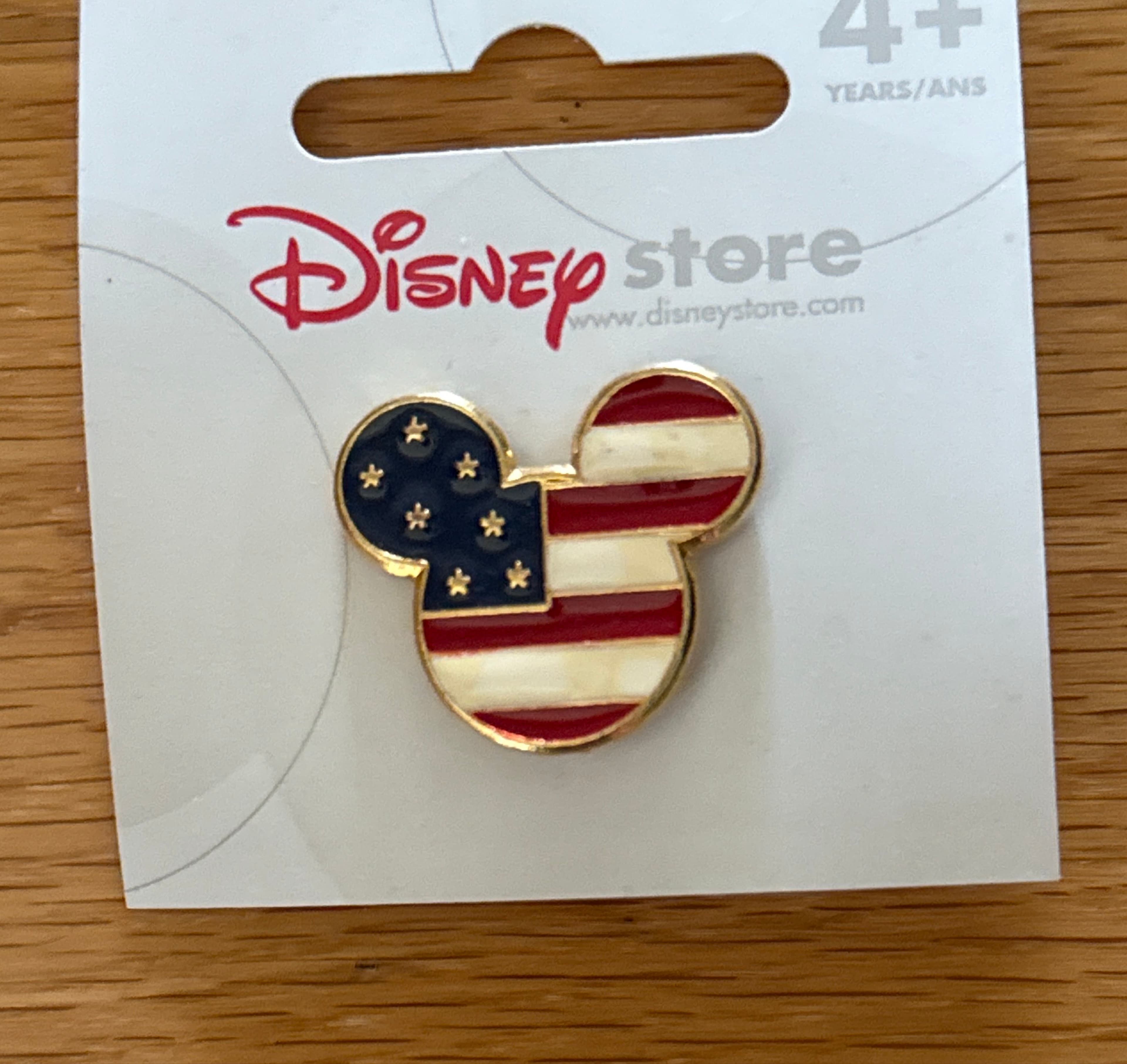 Mickey Mouse Head Icon - USA Flag