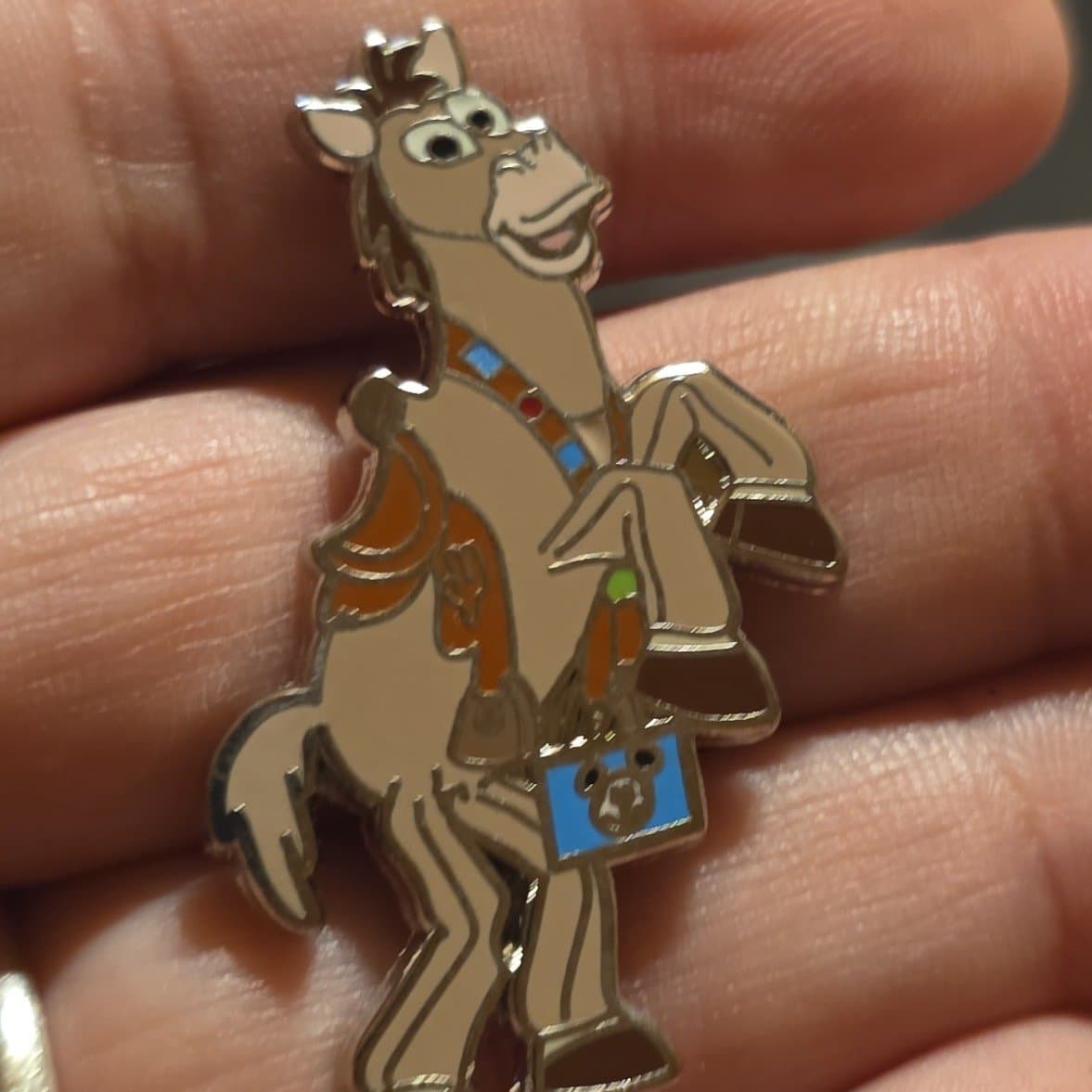 Bullseye with pin trading lanyard
