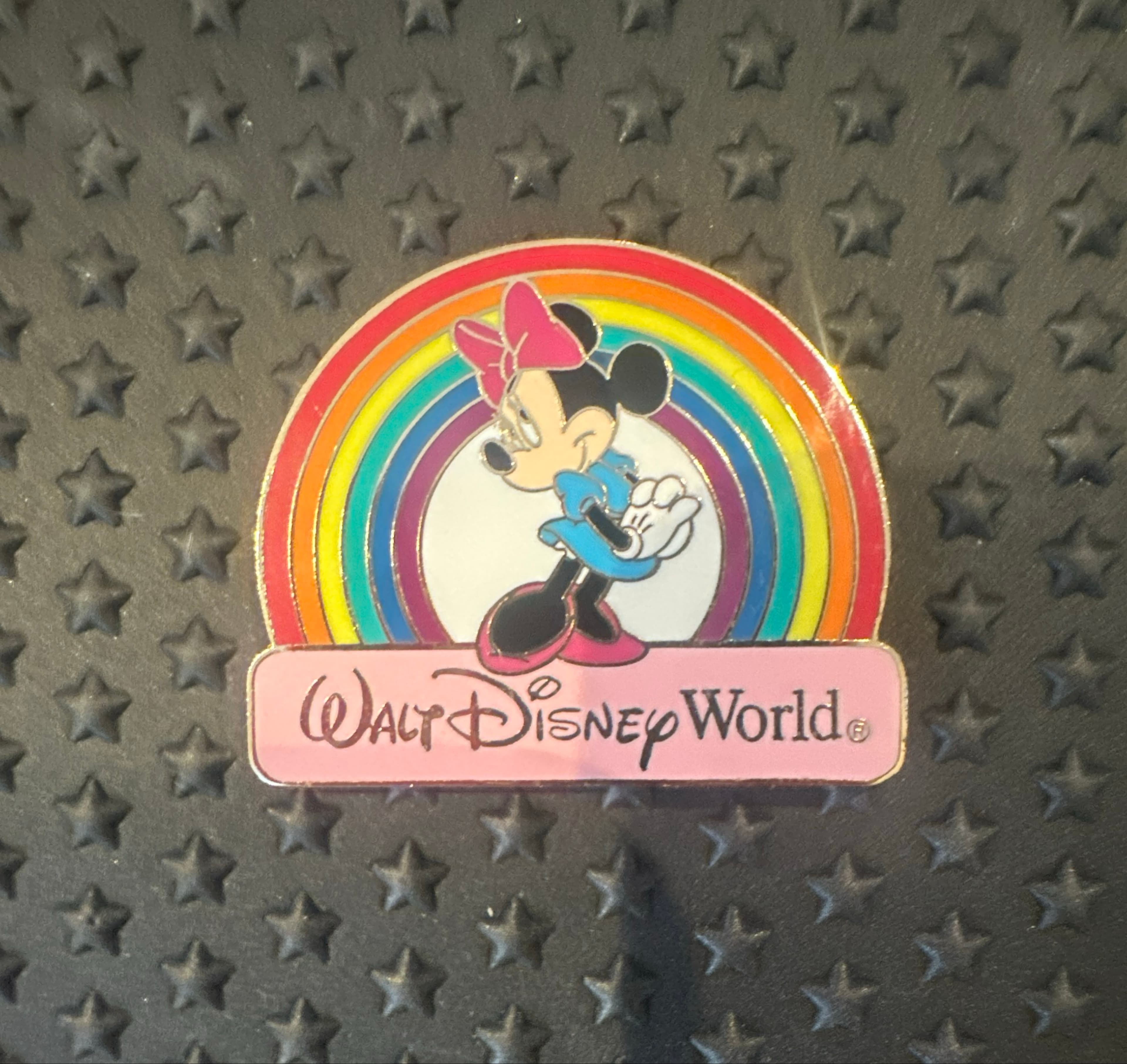 Minnie Mouse Rainbow Pin