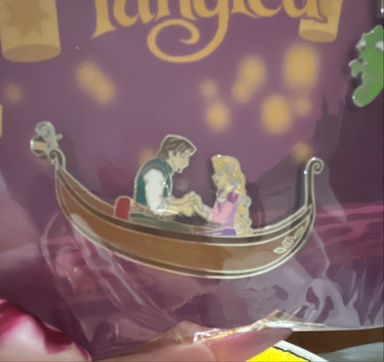 Tangled - Rapunzel and Flynn in Boat