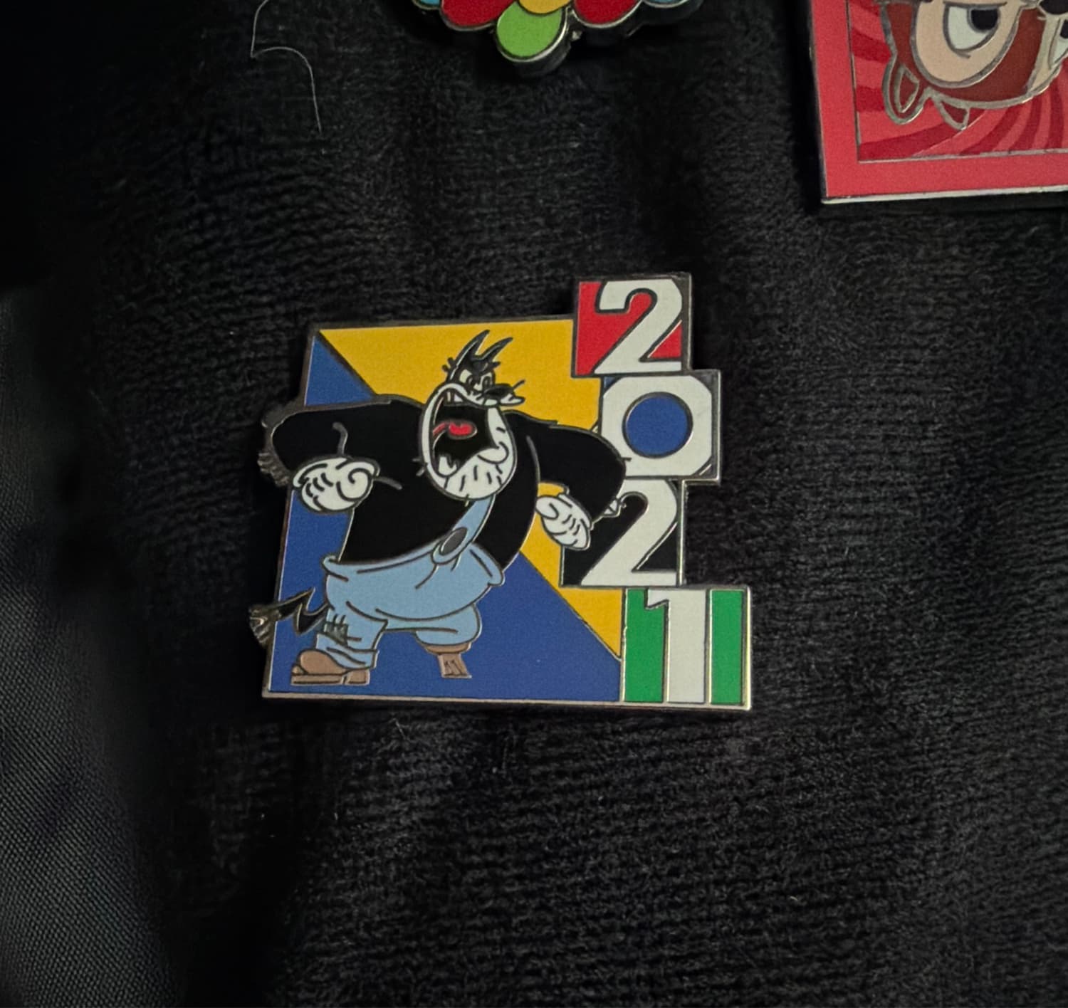 Pete - Dated 2021 Mickey Mouse and Friends - Mystery Pin front