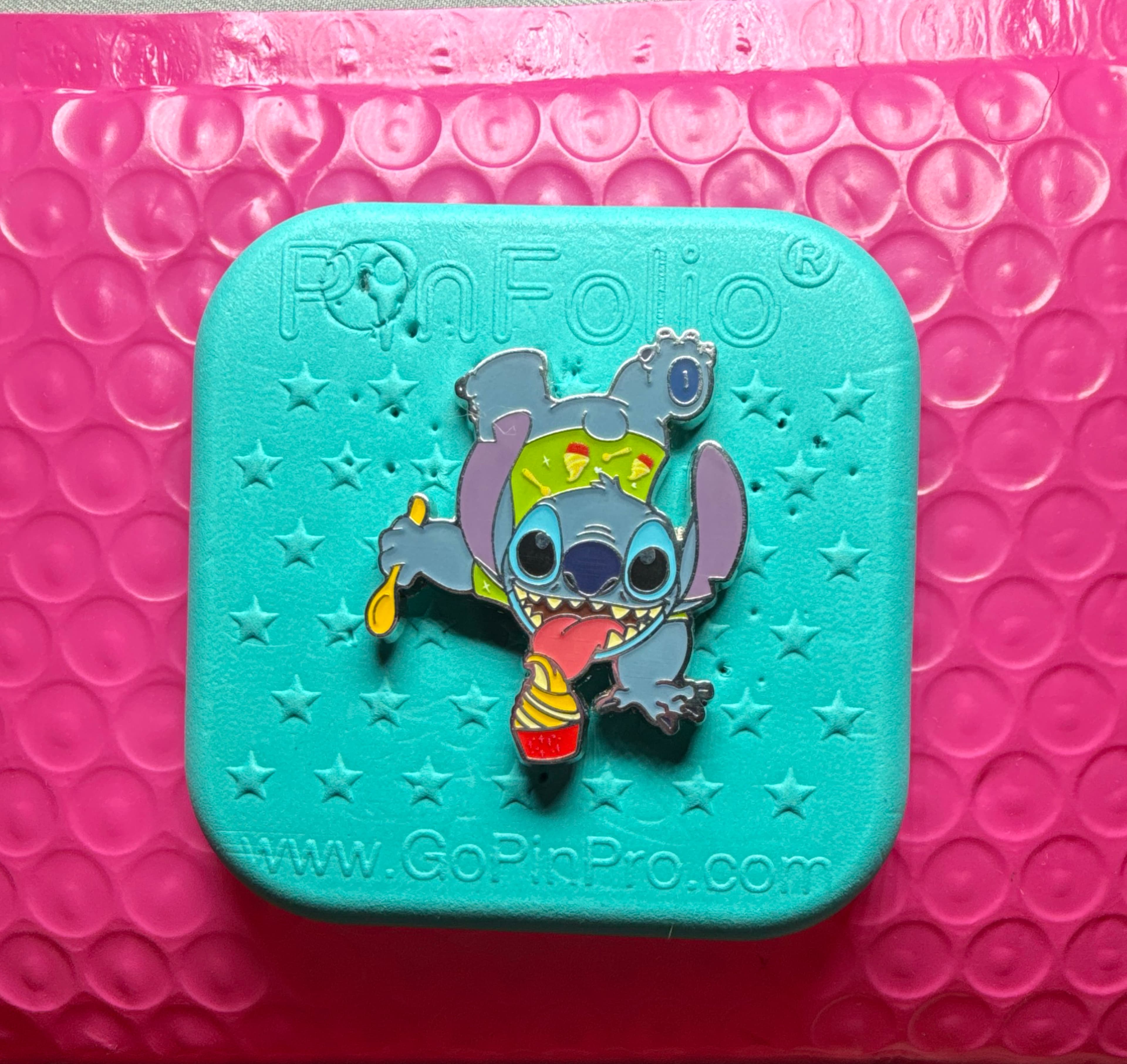 Stitch with Pineapple Swirl (Dole Whip) - Stitch Attacks Snacks Series