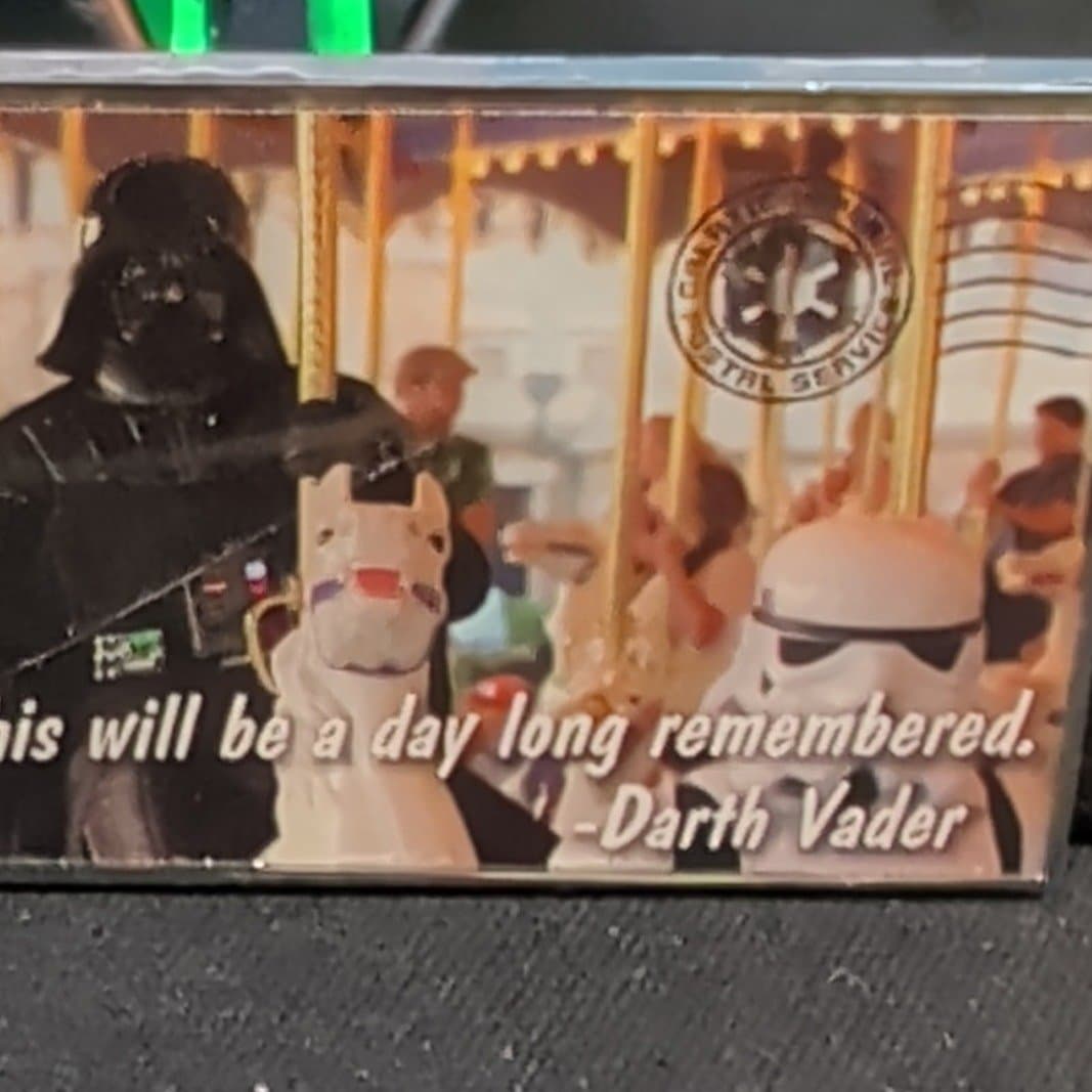 Darth Vader on Carousel (This Will Be A Day Long Remembered)