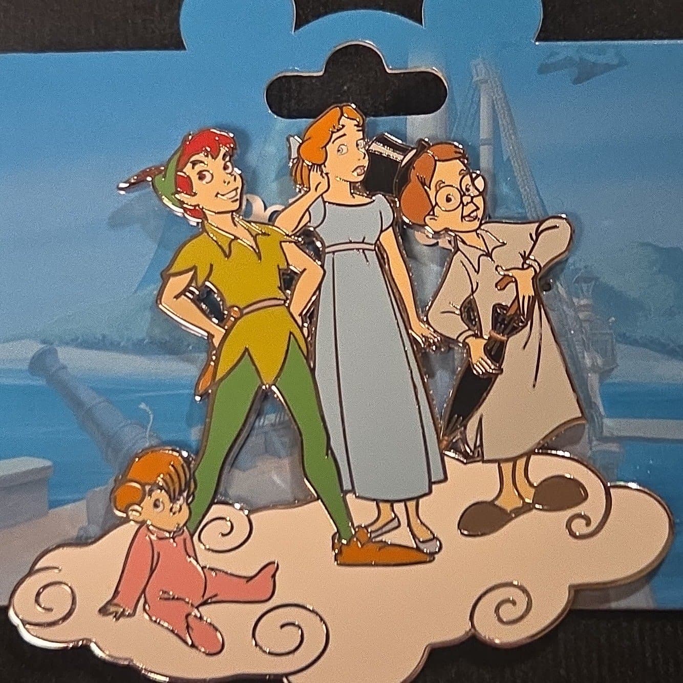 Peter Pan and the Darlings Flying