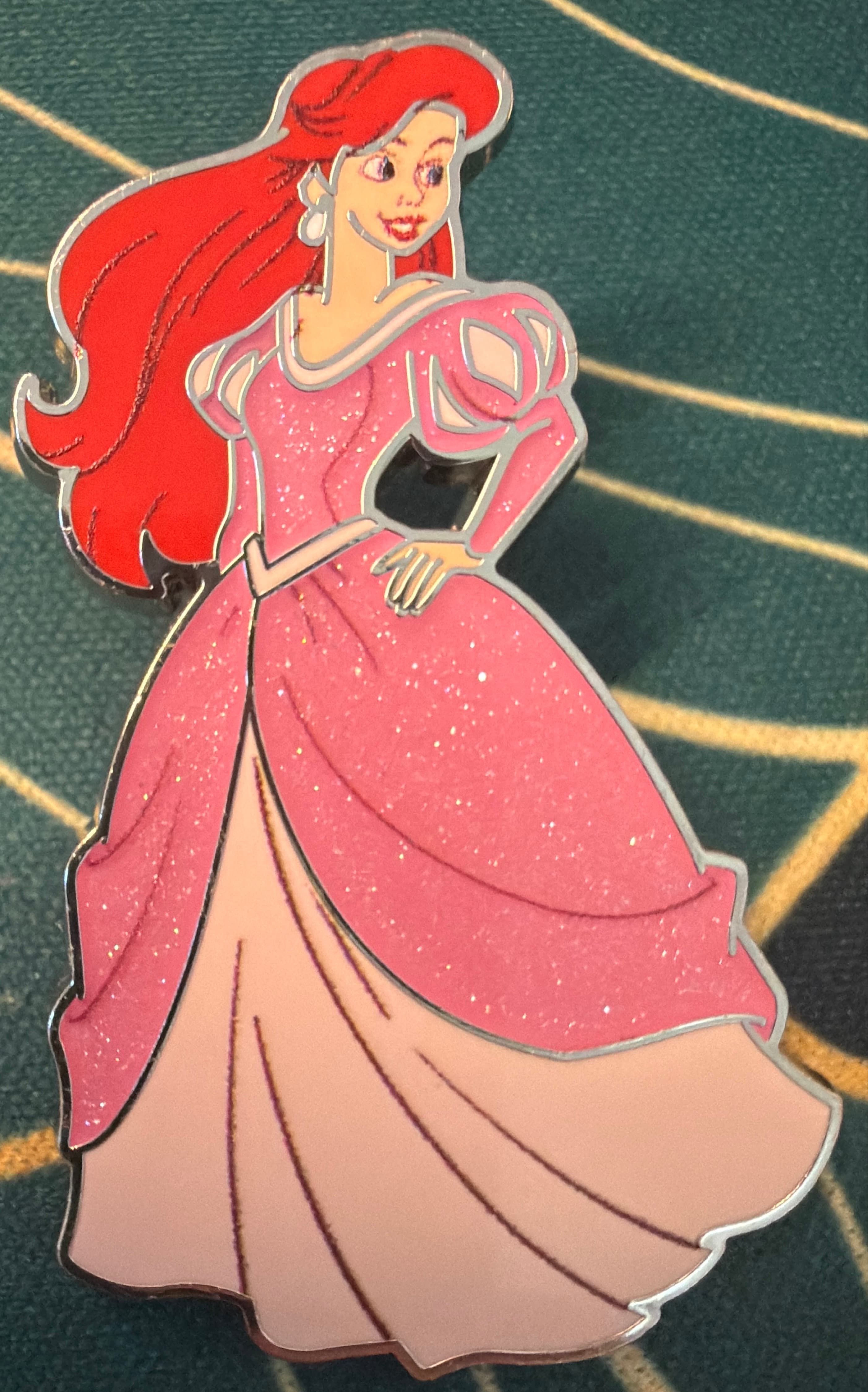 Ariel with Hand on Hip - 2023 Glitter Dress Princess Poses Collection