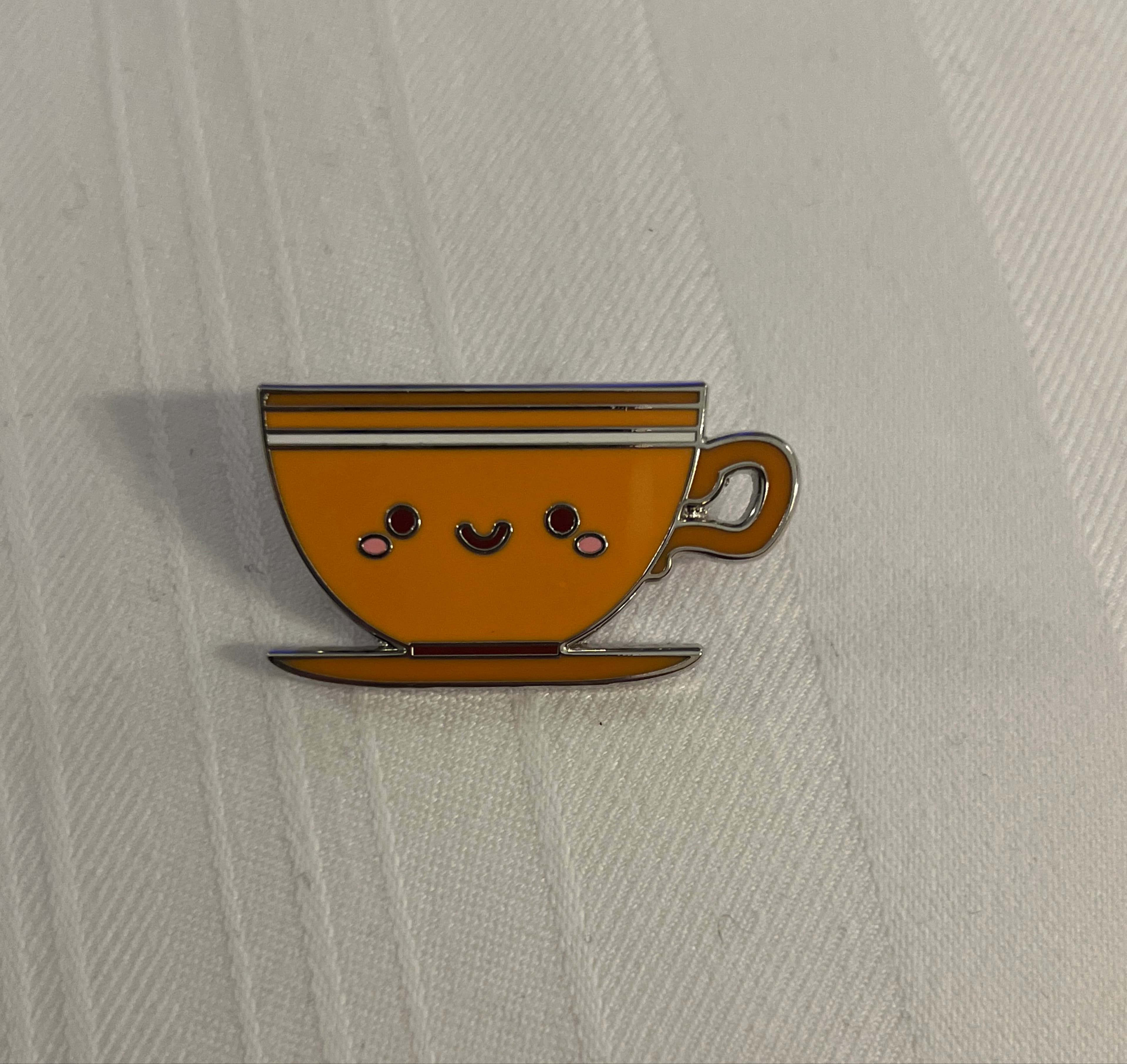 Kingdom of Cute Mad Tea Party Orange Teacup Mystery Pin