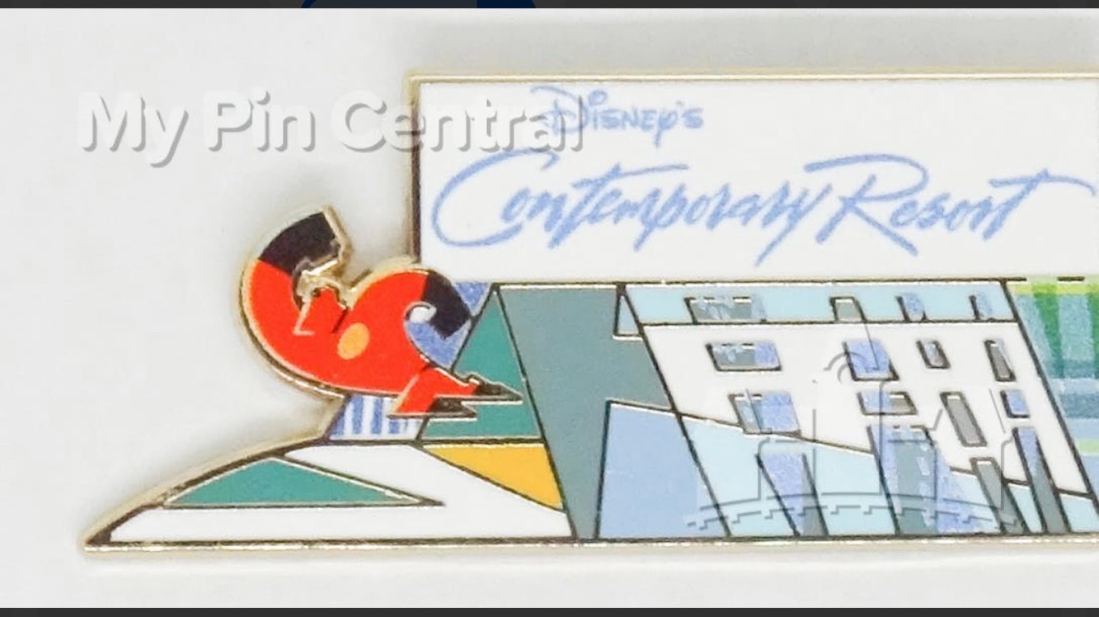 Disney's Contemporary Resort with Stylized 60 Mickey Ears