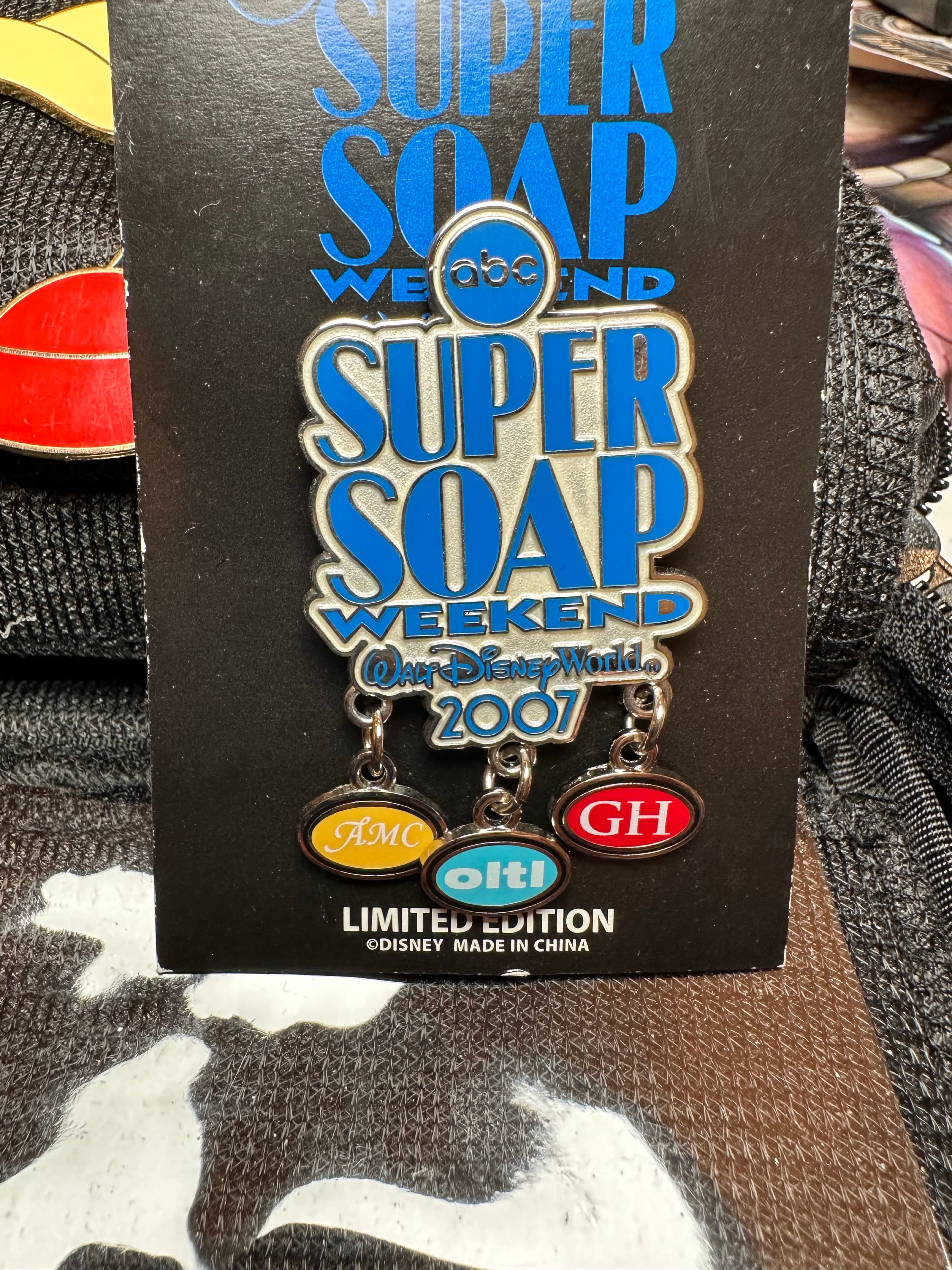 ABC Super Soap Weekend 2007 Logo with Dangles