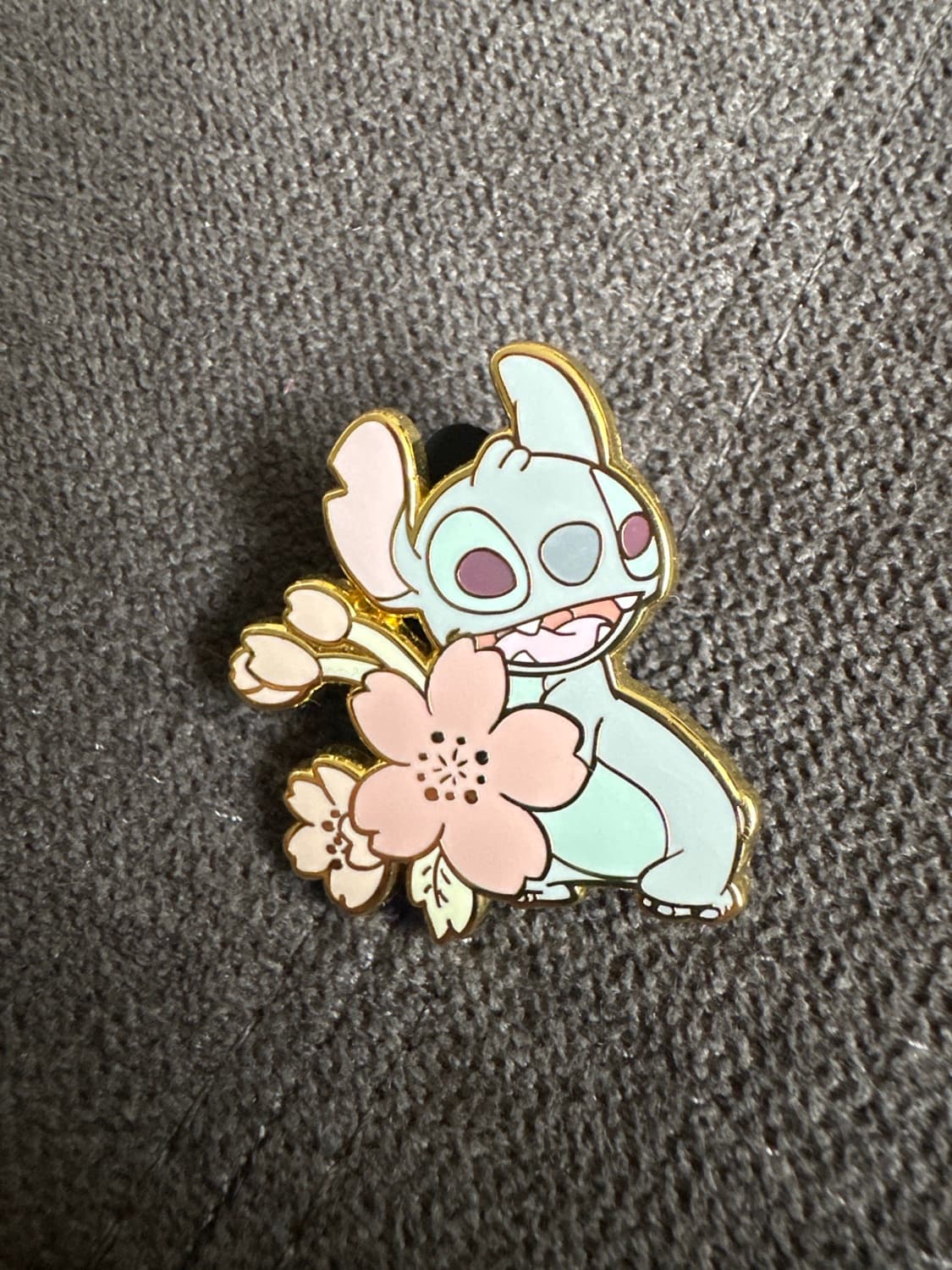 Stitch Holding cherry blossom