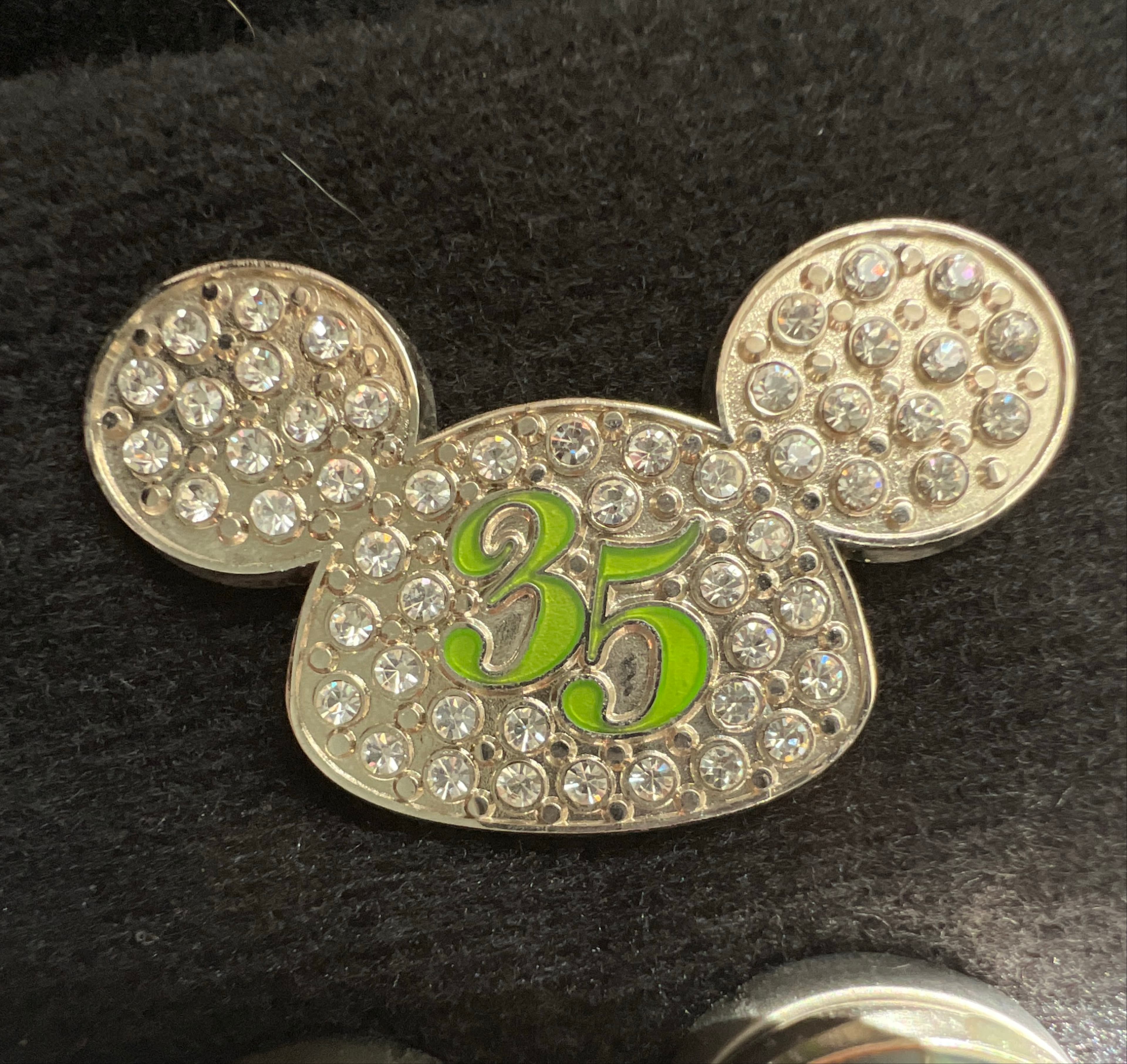 Walt Disney World 35th Anniversary Jeweled Logo Mickey Icon