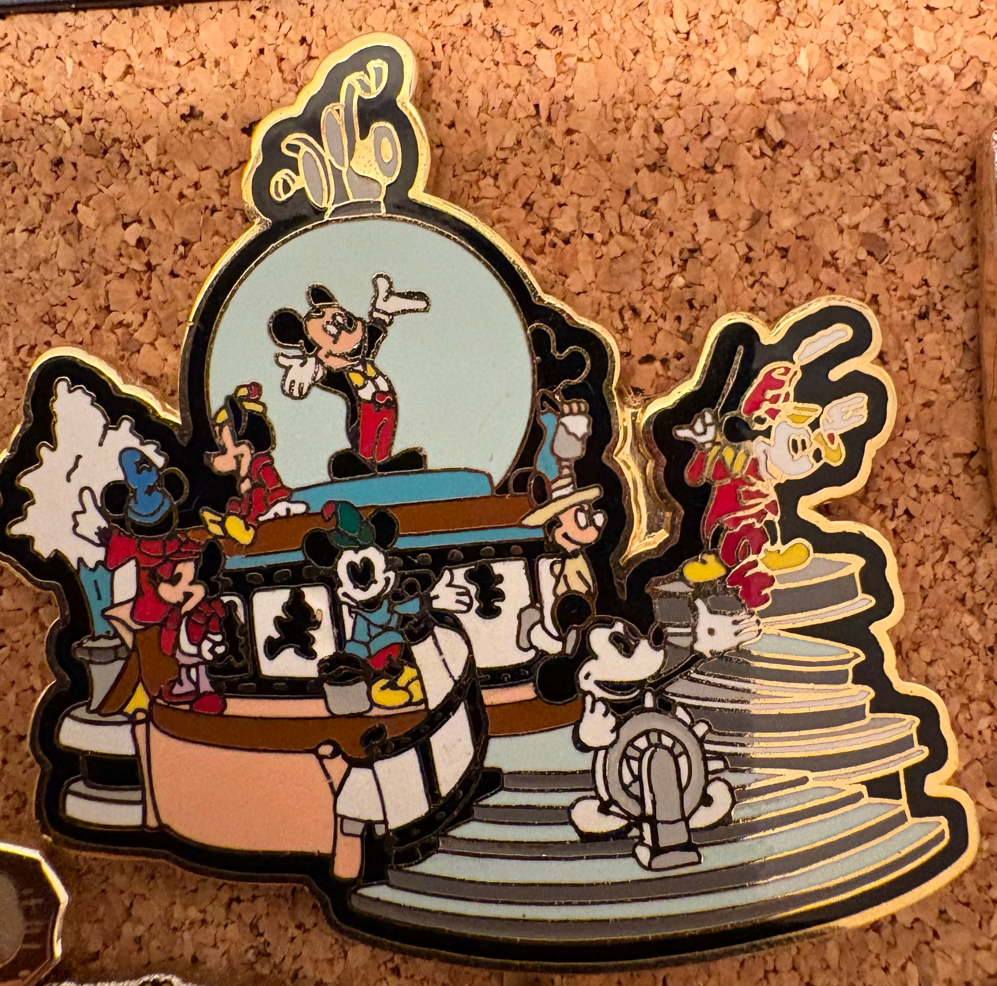 Disney Snowglobe Parade Mickey Mouse Pin