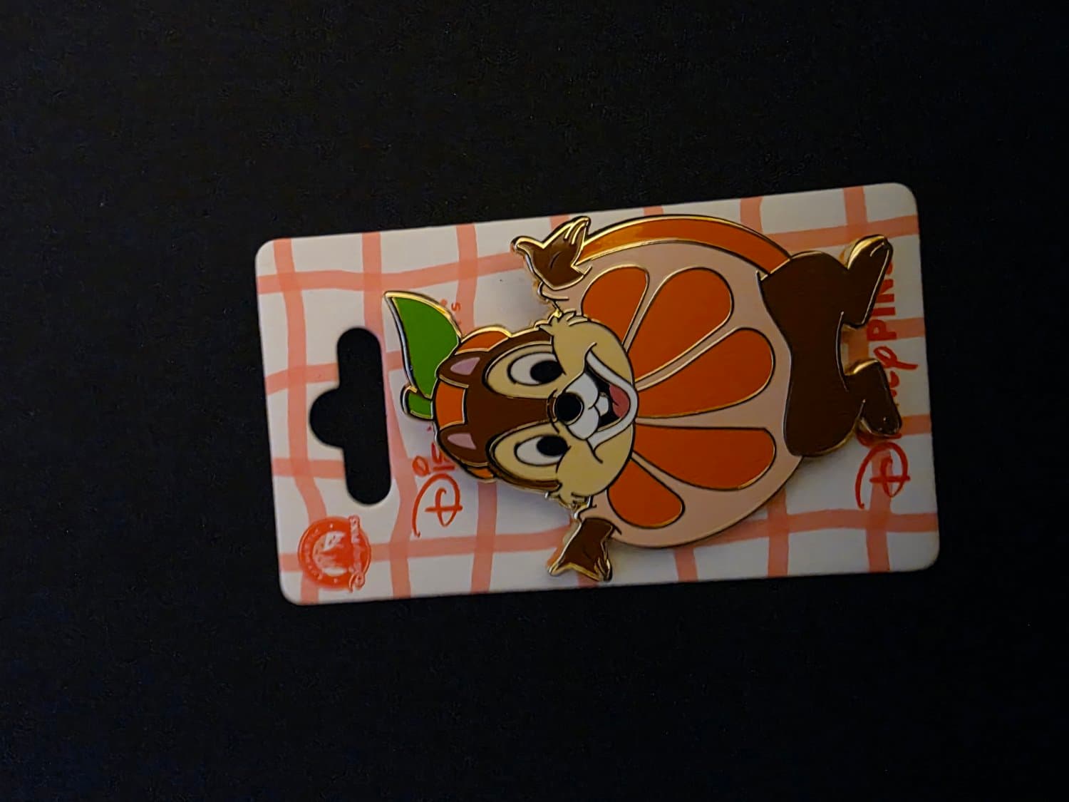 Disneyland Paris DLP Chip & Dale Fruit Characters Series Chip Orange Wedge