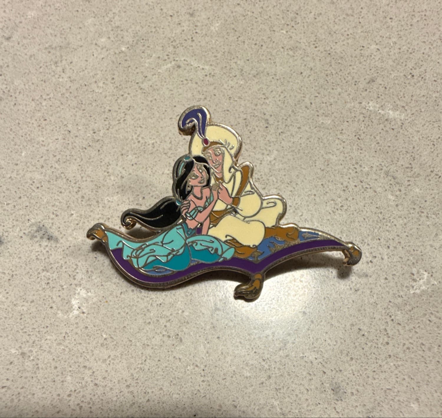 Aladdin and Jasmine on Magic Carpet