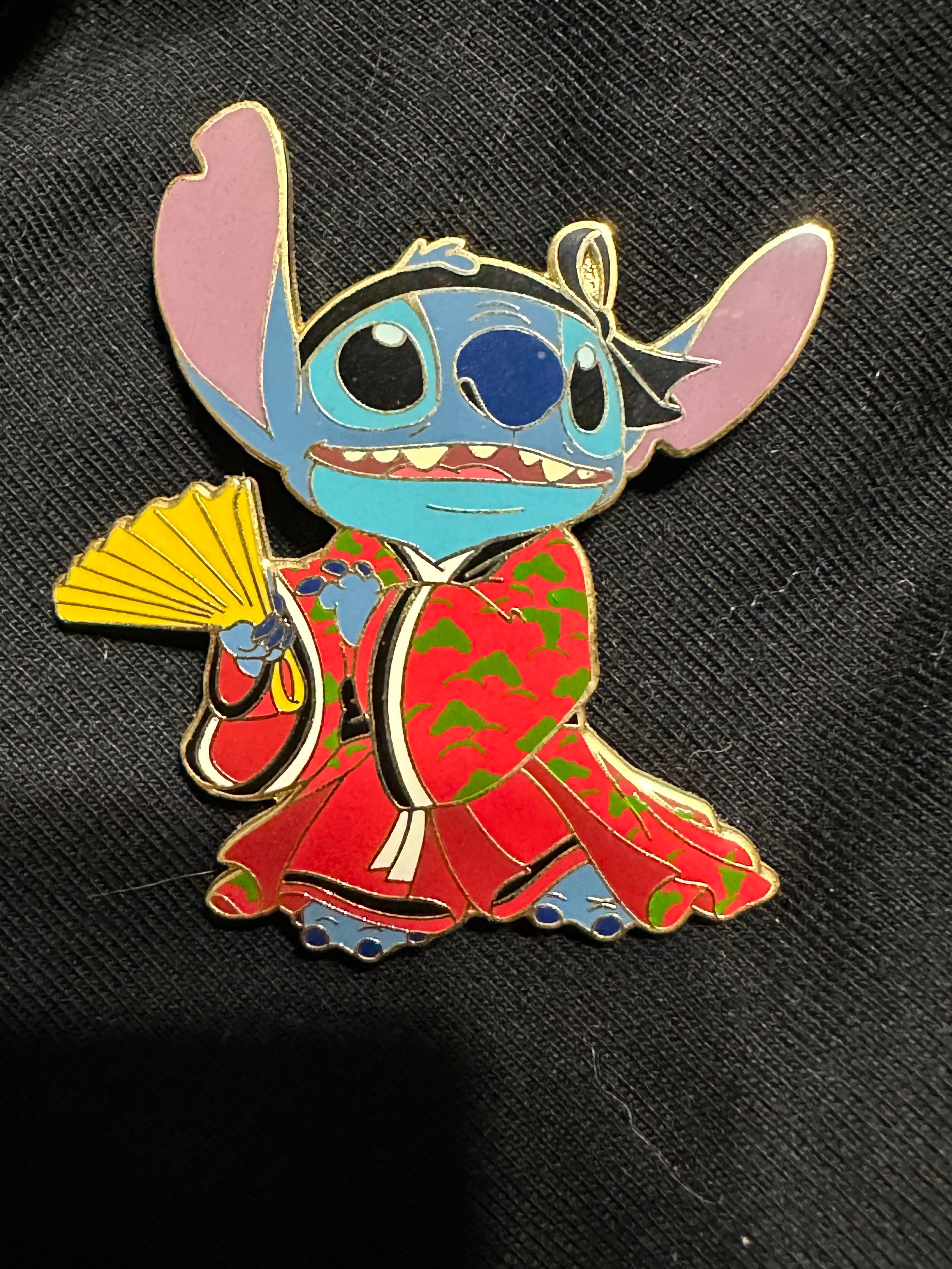 Stitch in Kimono with Fan