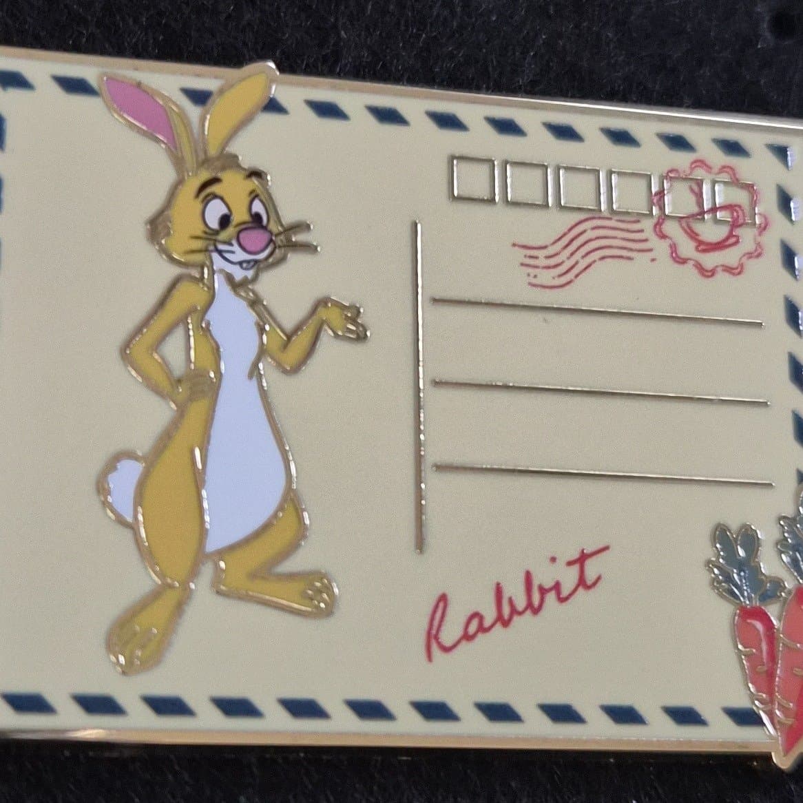 Rabbit-Disney Winnie the Pooh Postcards Blind Box Enamel Pin - BoxLunch Exclusive