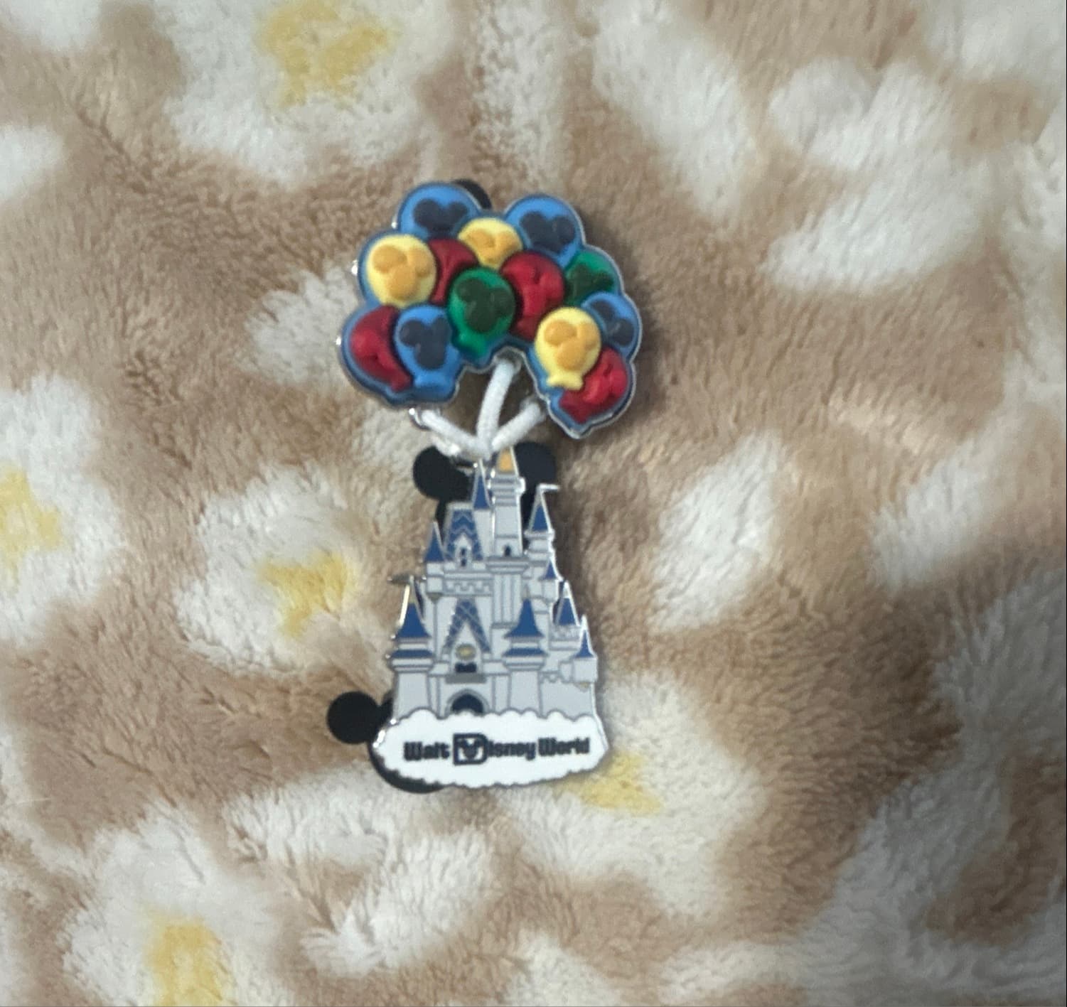 Cinderella's Castle with Mickey Balloons front