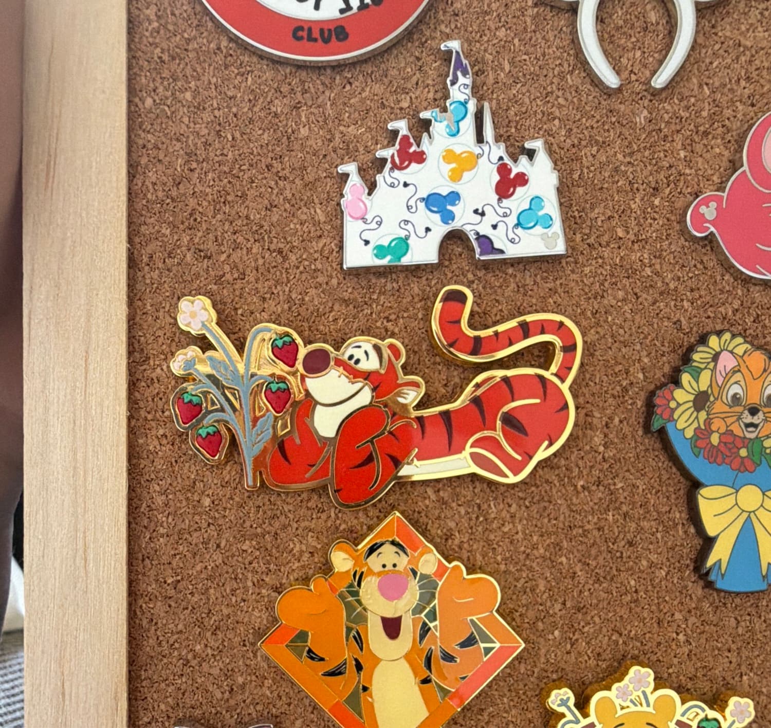 Loungefly Disney Tigger Strawberry Enamel Pin