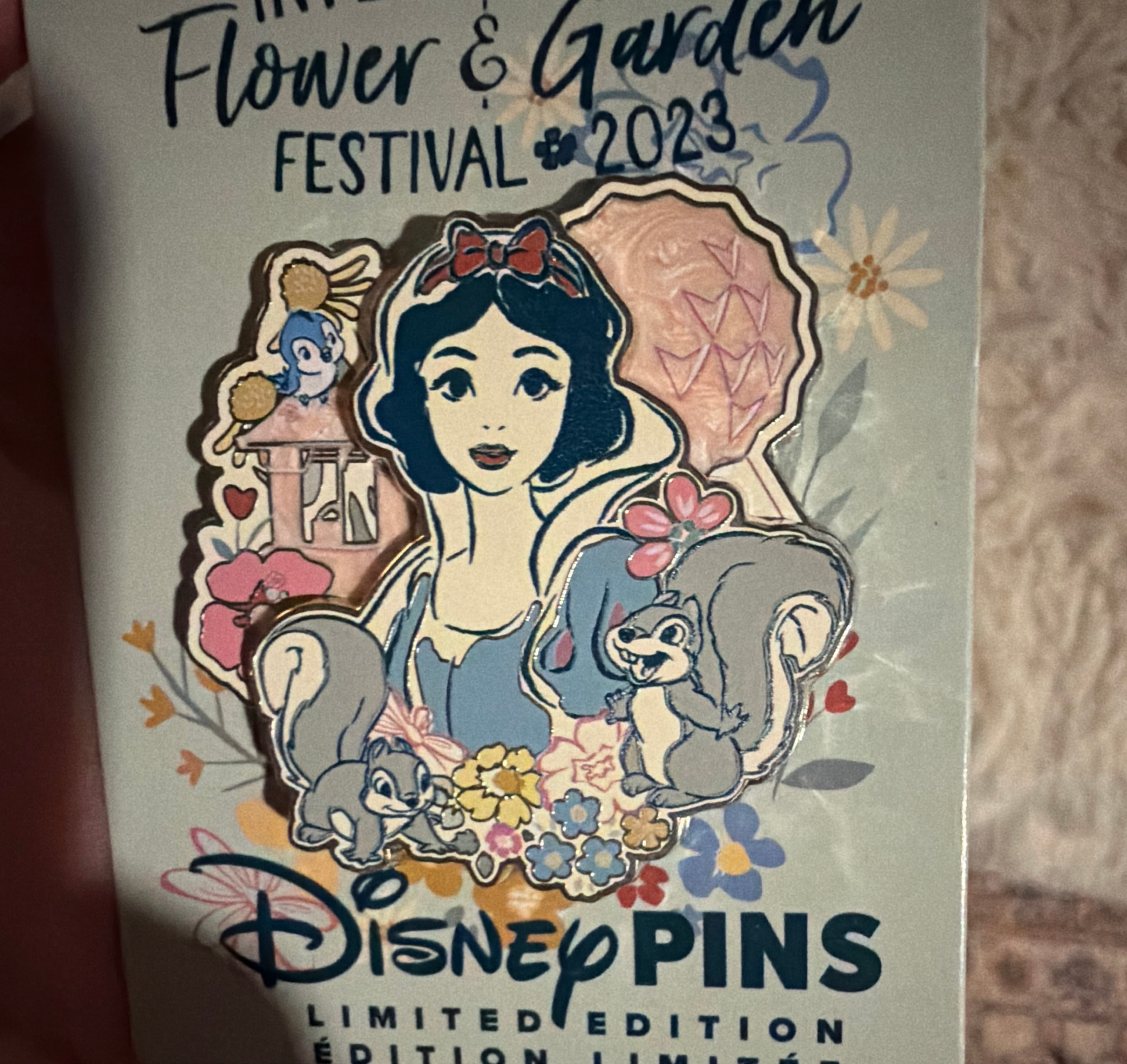 Snow White Epcot International Flower & Garden Festival 2023 LE Pin