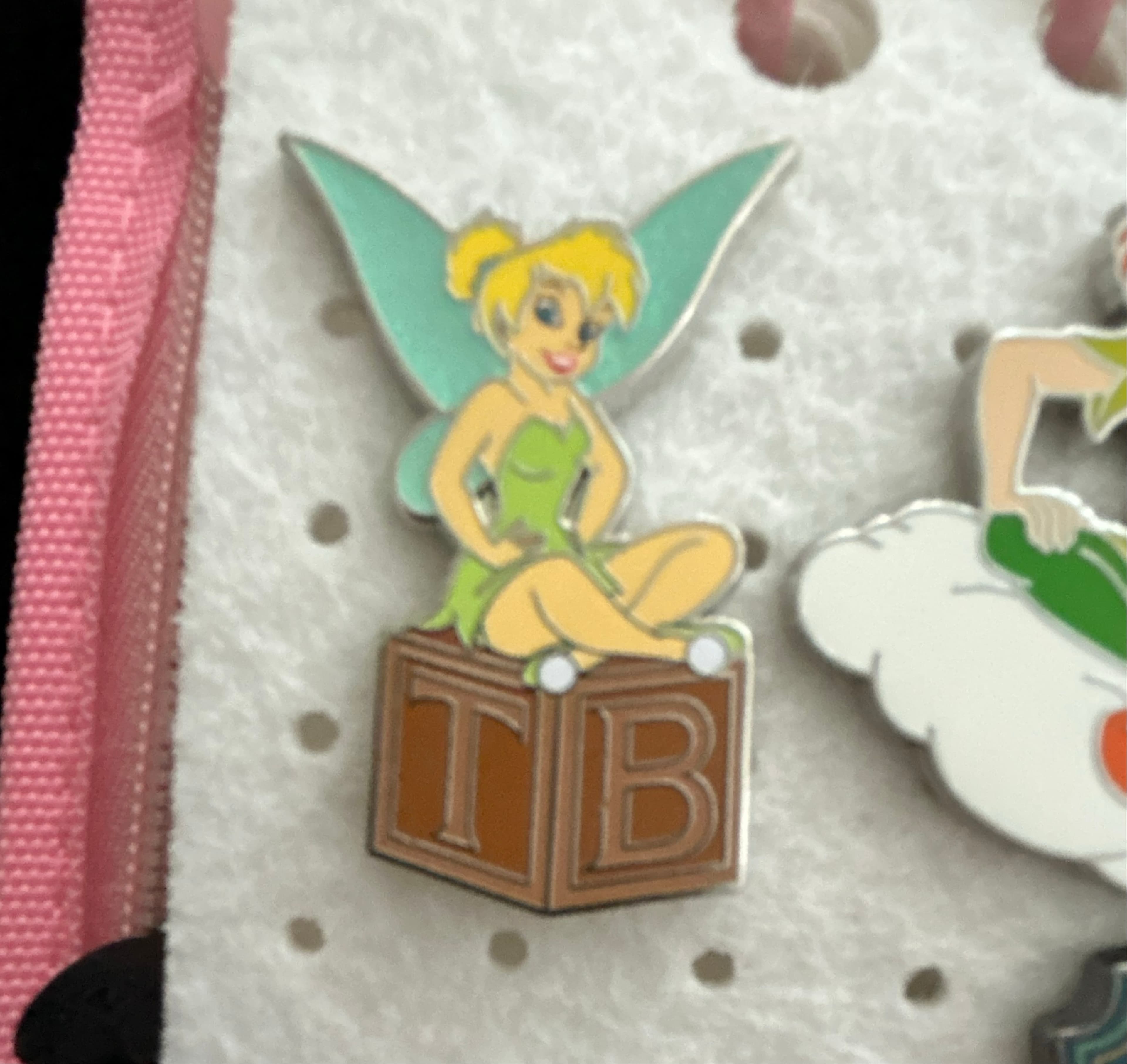 Tinker Bell Sitting TB Block