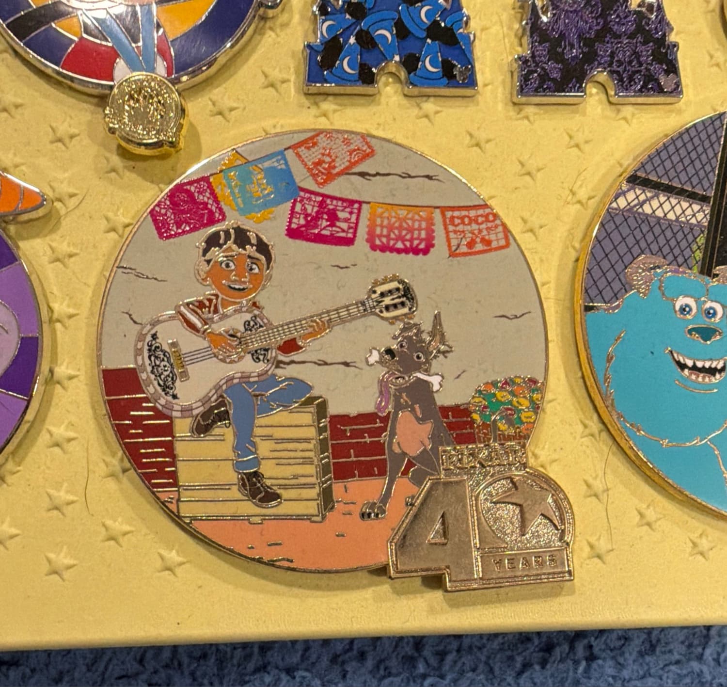 Coco Miguel and Dante 4 Years Anniversary Pin