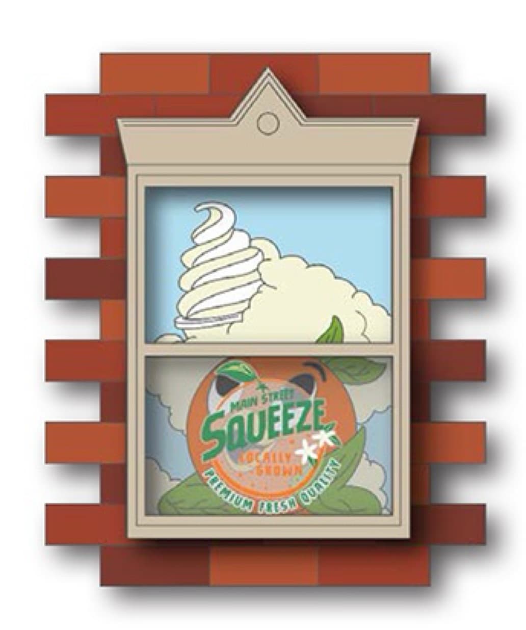 Orange Bird Main Street Squeeze - Wondrous Windows: Inspired Windows on Main Street U.S.A. - Disney After Dark