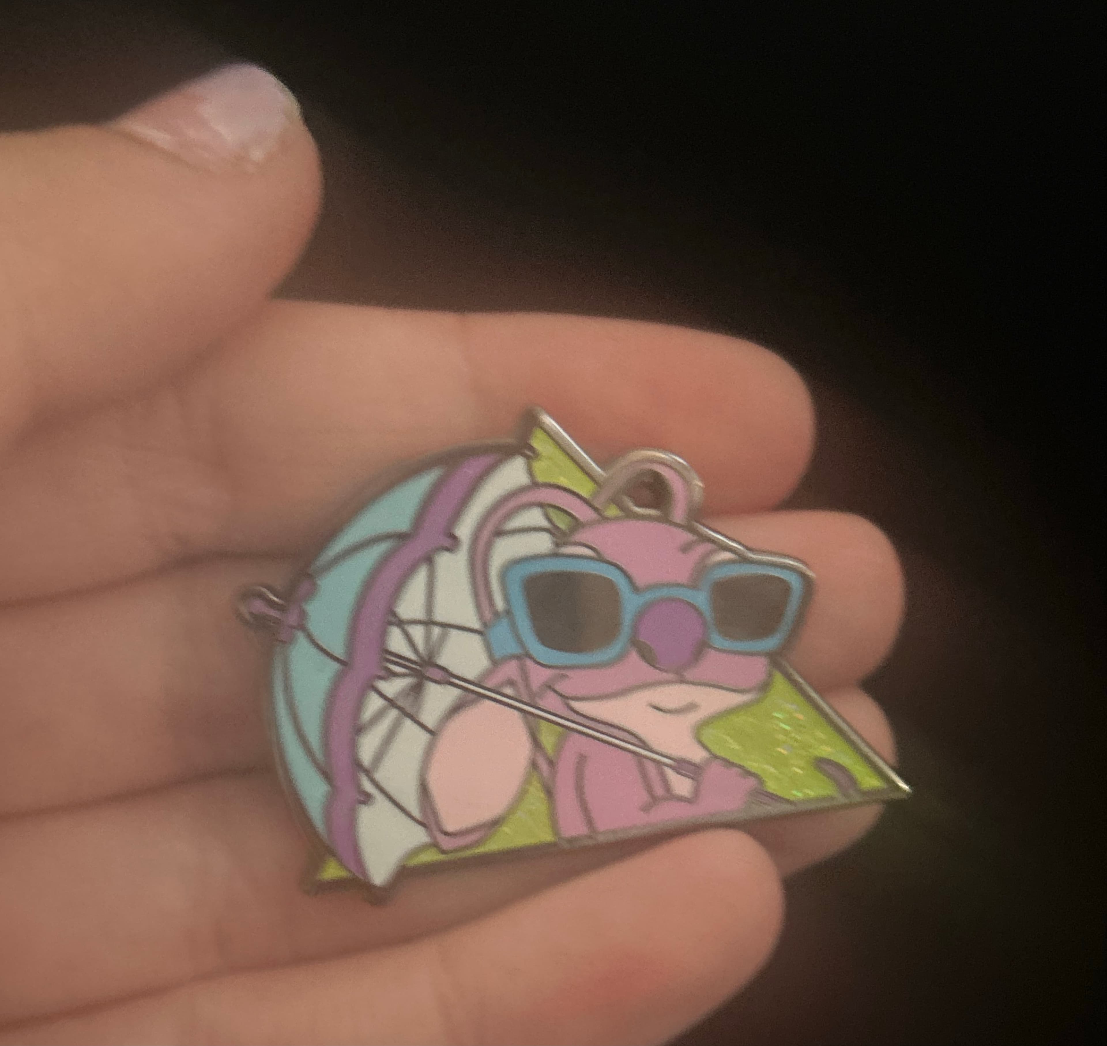 Angel with Sunglasses and Umbrella - Pink Color Story - DLR Hidden Disney 2025: Wave A