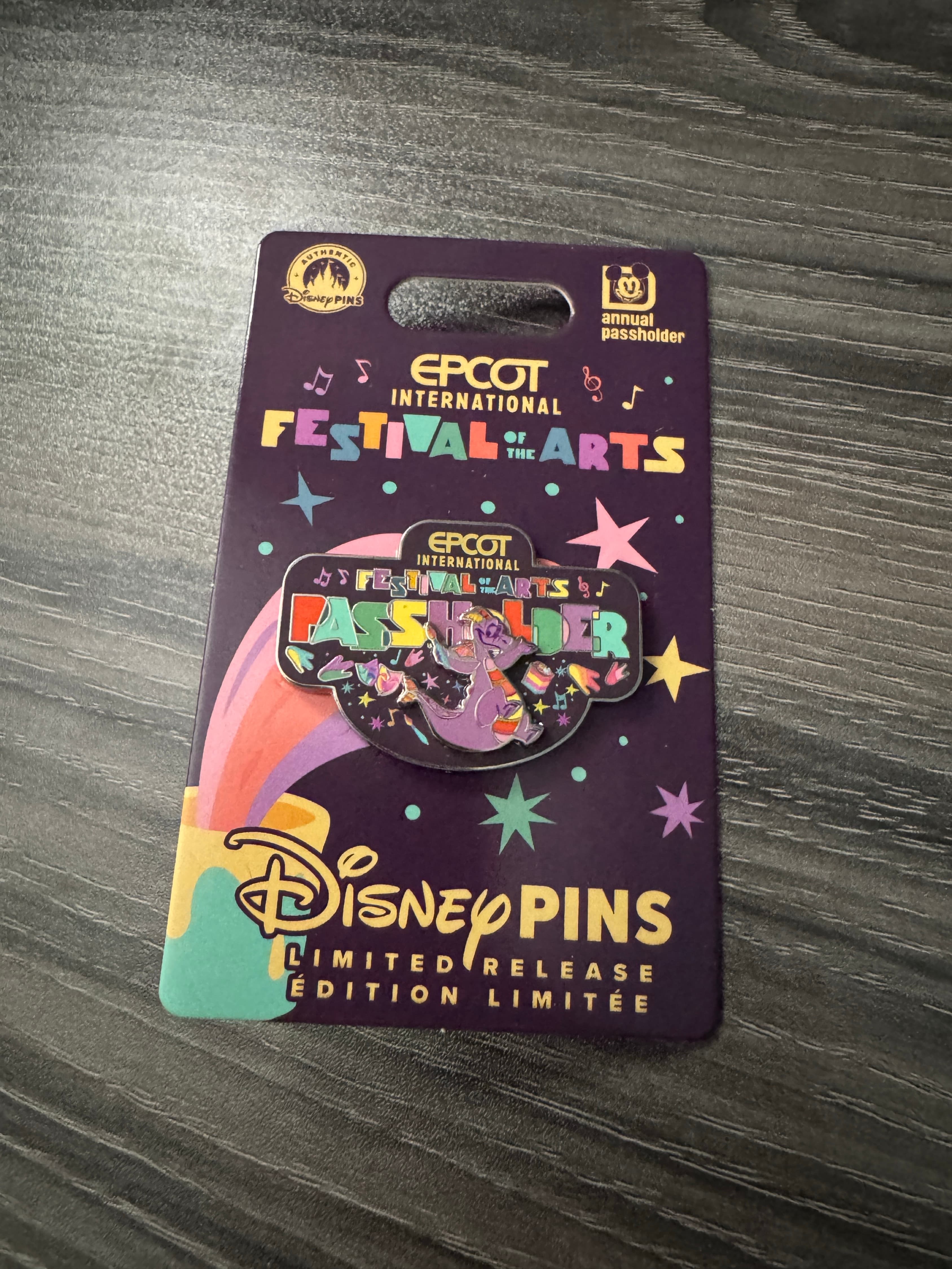 2025 Epcot International Festival of the Arts Epcot Passholder Pin