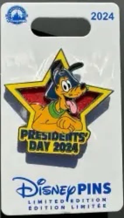 Pluto - Presidents Day 2024 Pin-on-Pin