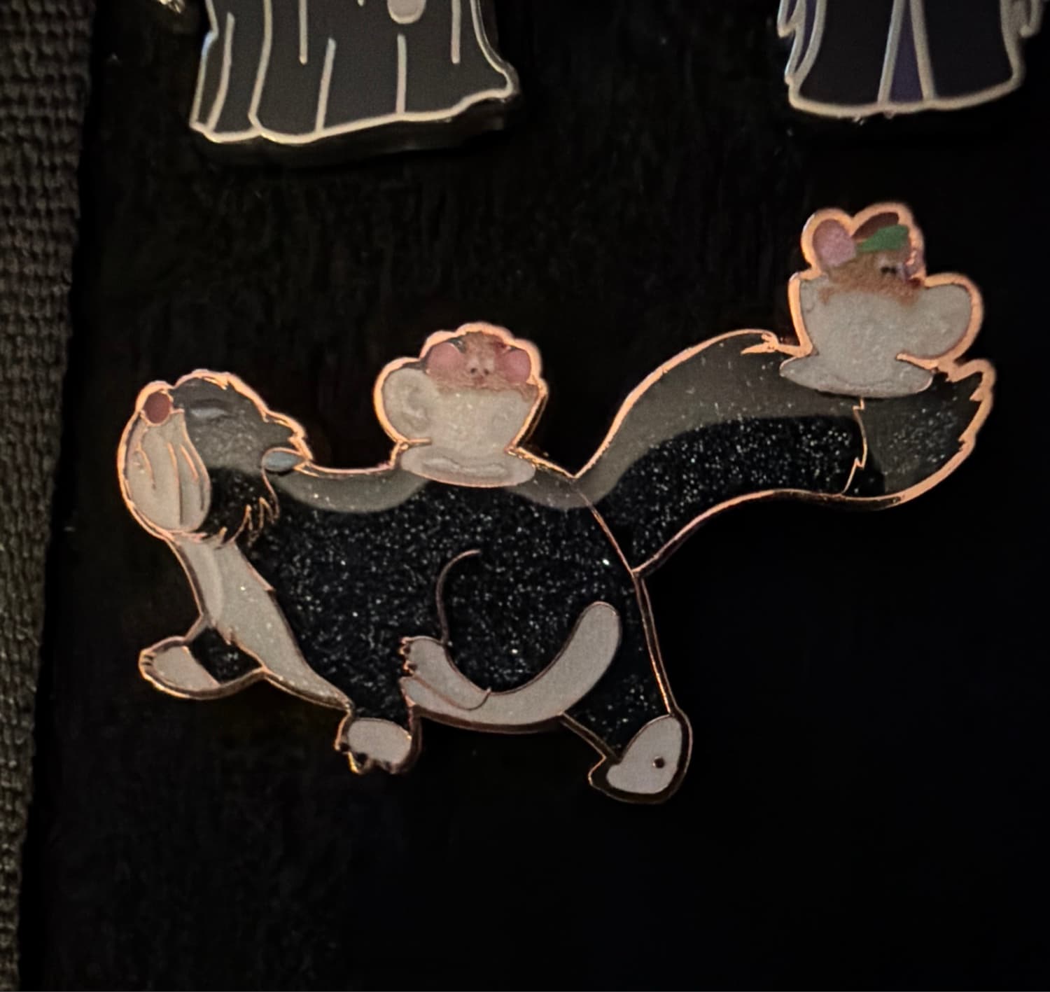 Glitter Lucifer Carrying Teacups