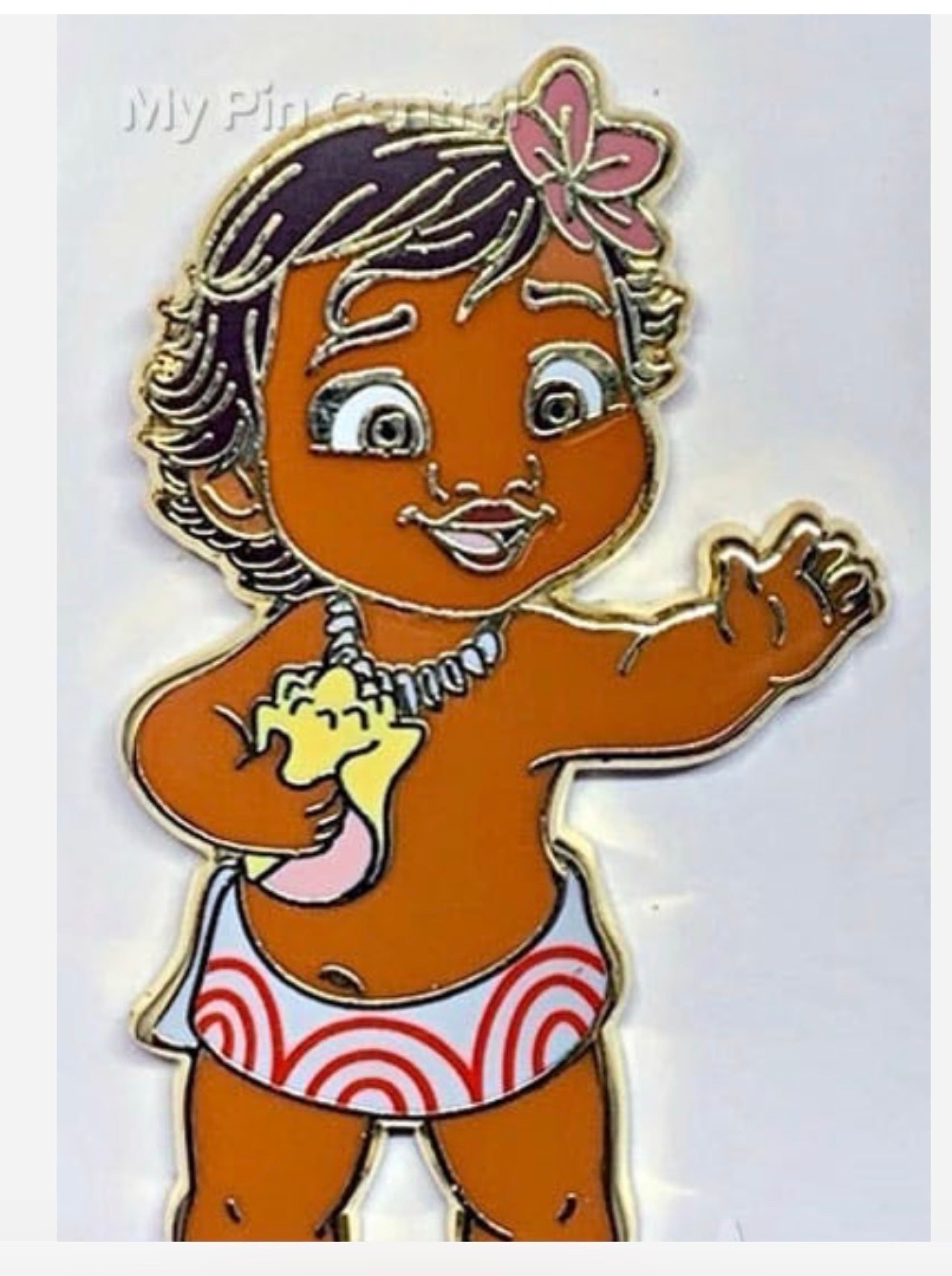 Baby Moana with Seashell