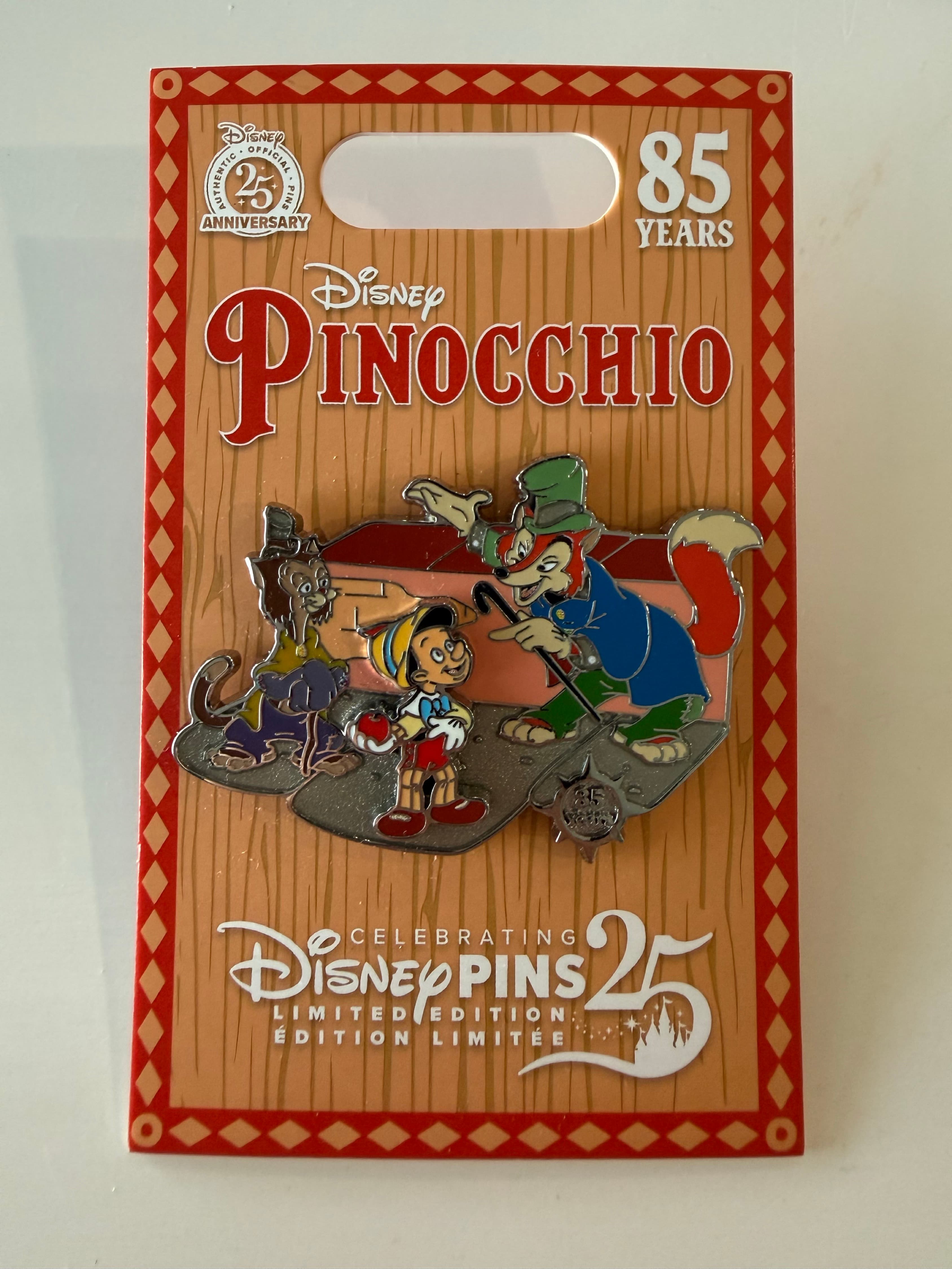 Pinocchio, Honest John, and Gideon - Pinocchio 85th Anniversary