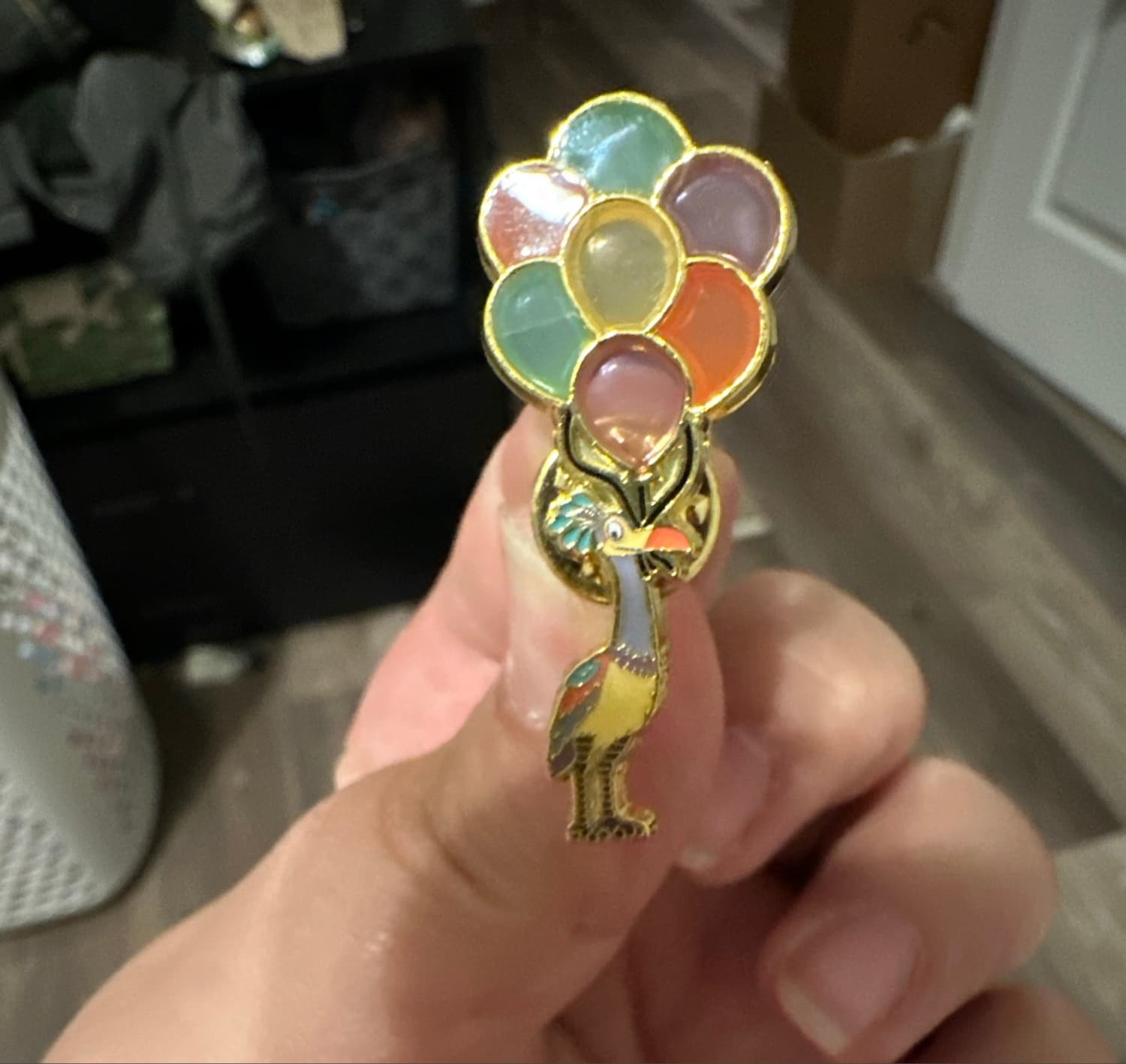 Up Kevin Stained Glass Balloons Pin