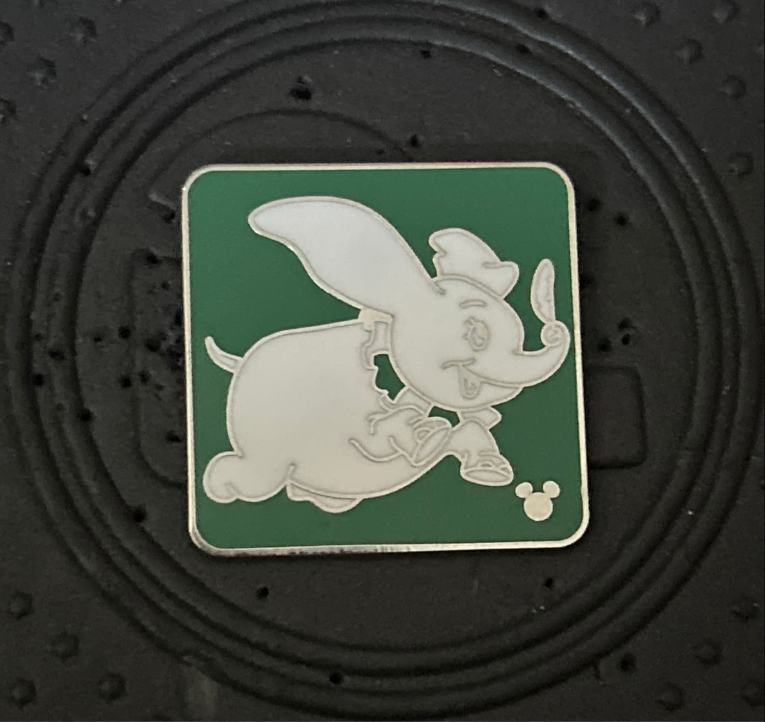 Dumbo Soaring with Feather - Hidden Mickey