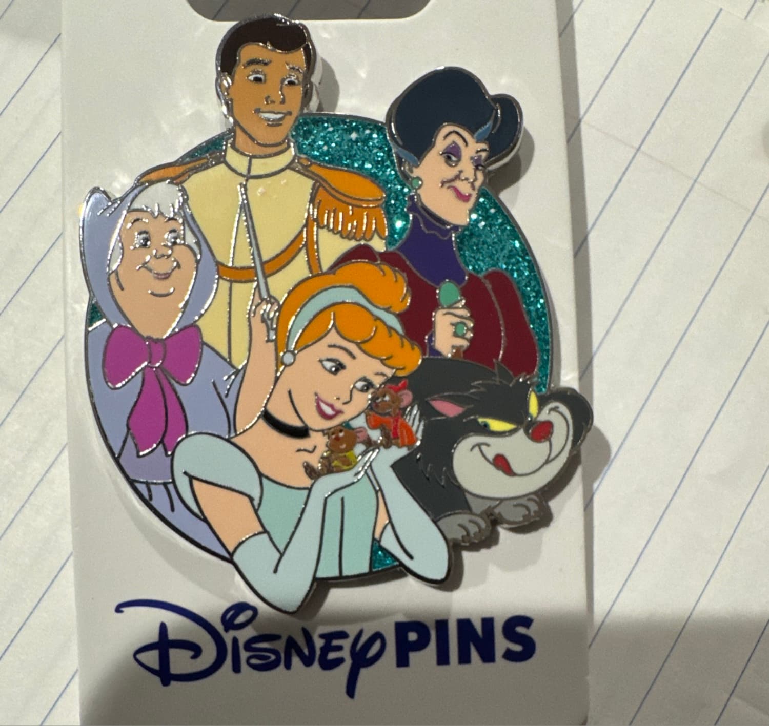 Cinderella Character Group Pin