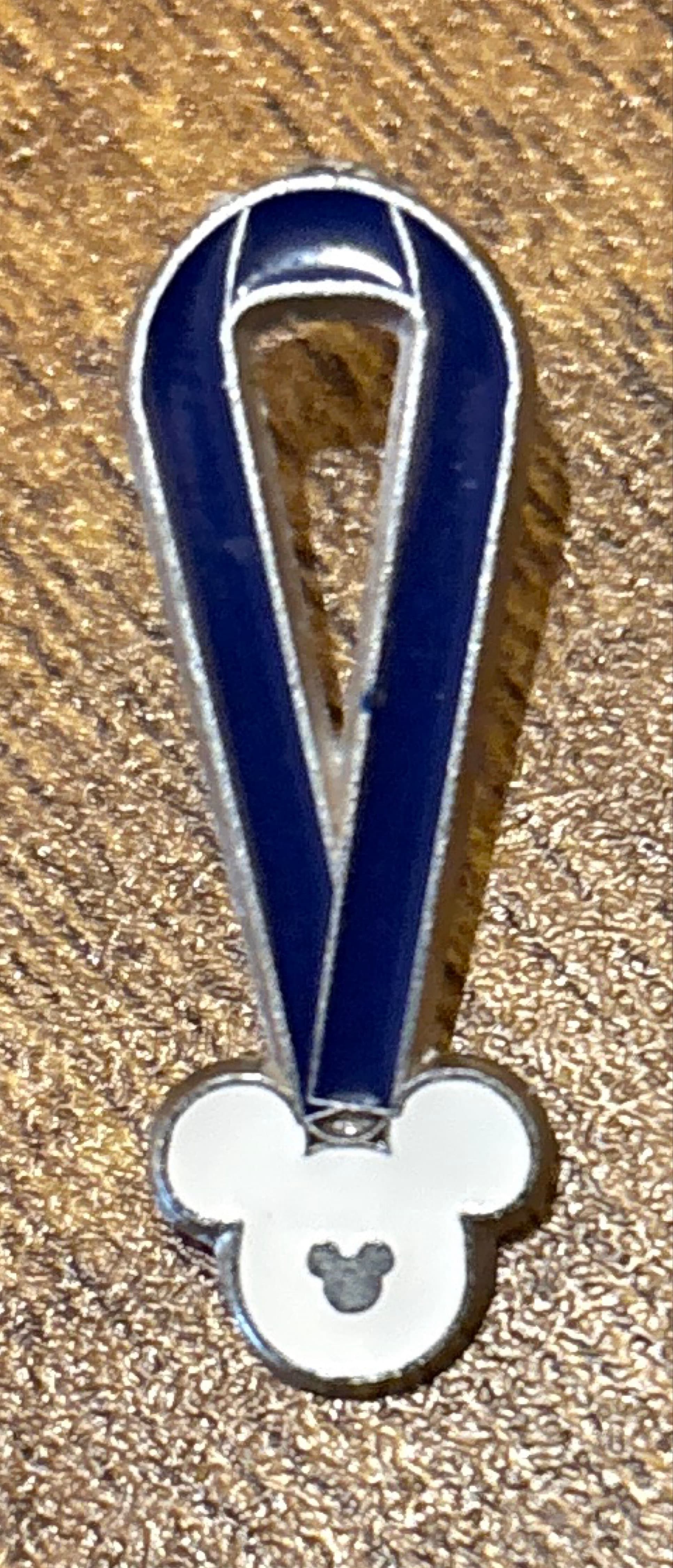 Blue Medal/Lanyard Hidden Mickey