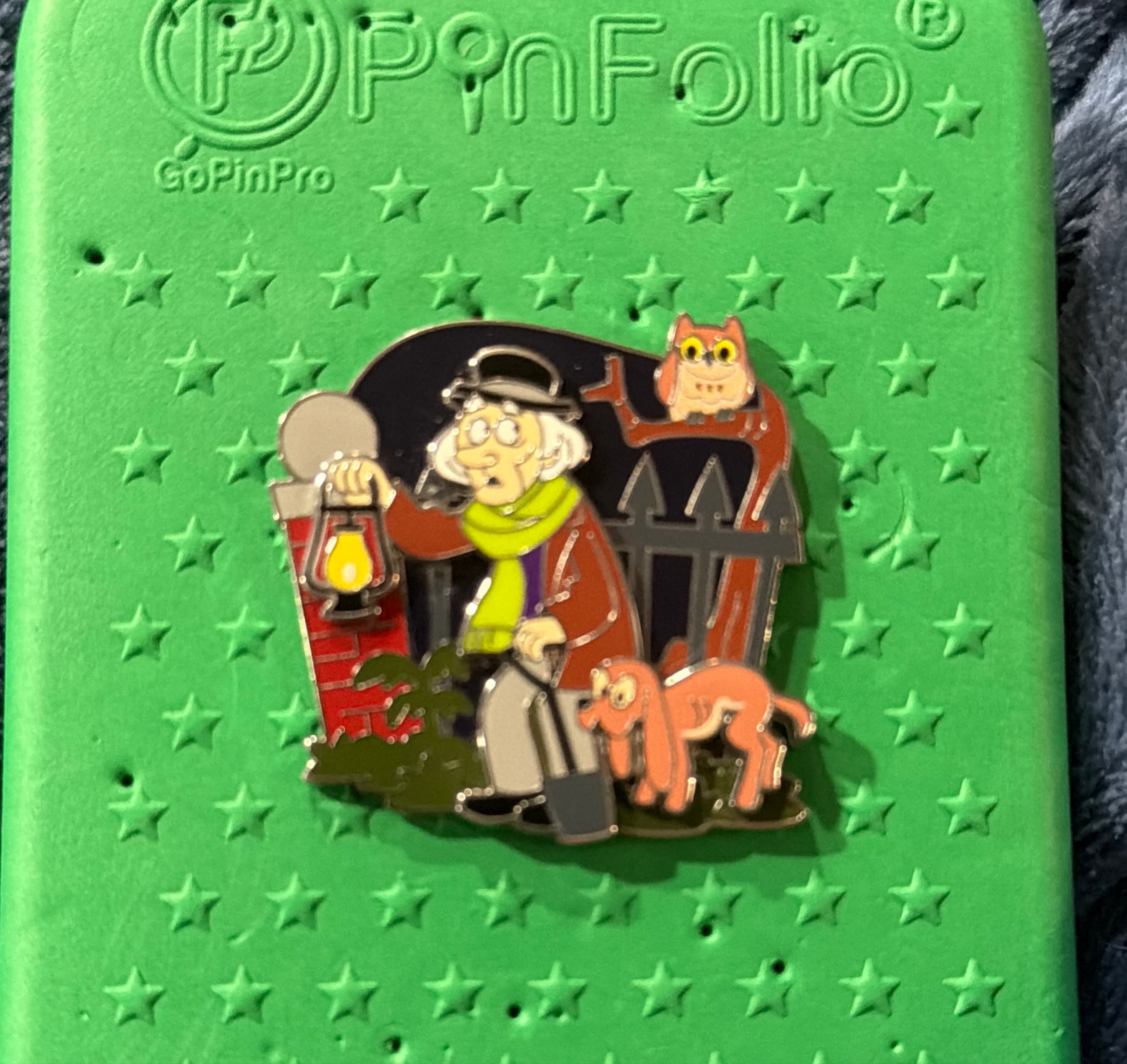 Haunted Mansion The Caretaker & Dog Pin
