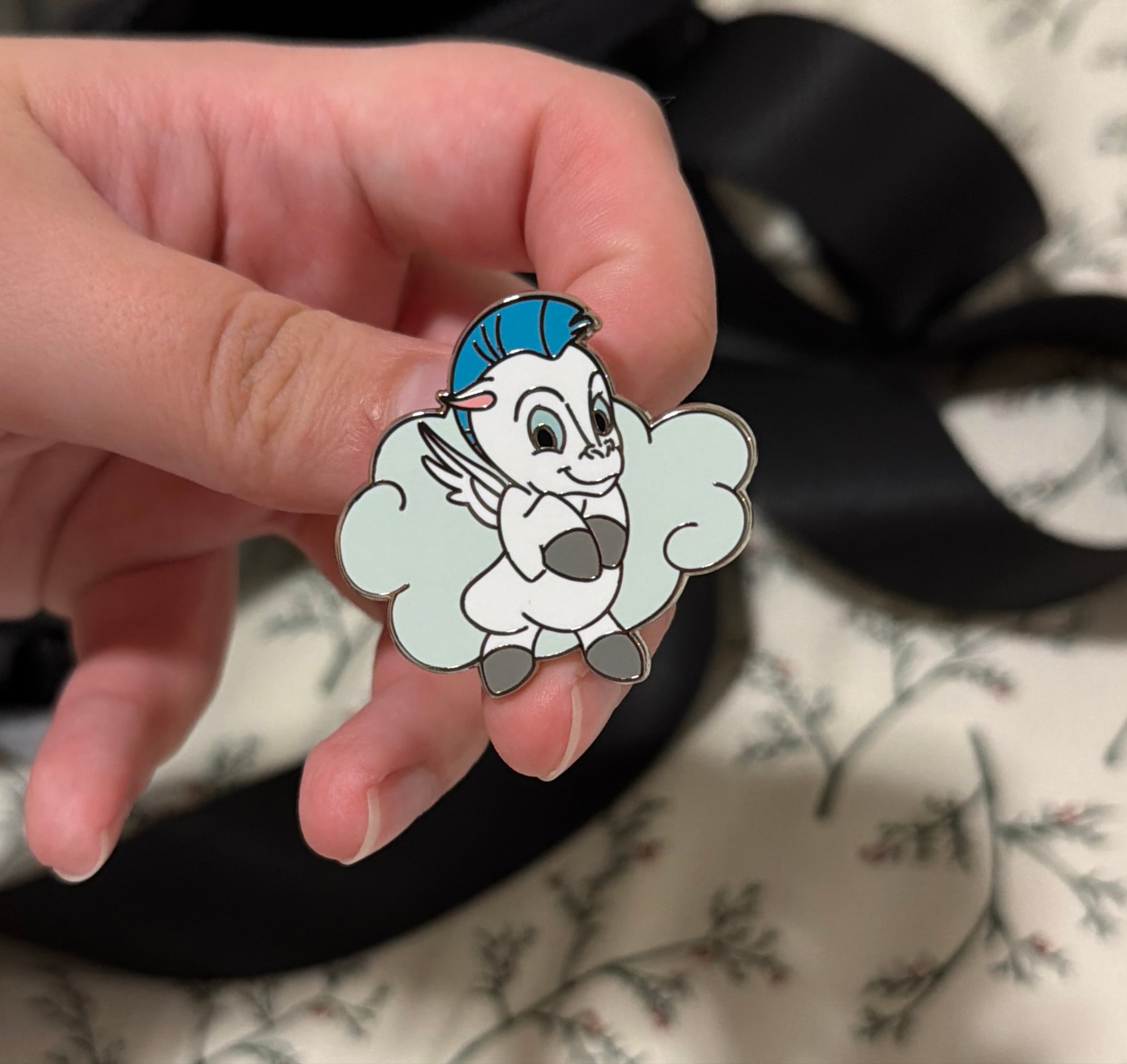 Baby Pegasus Standing on a Cloud