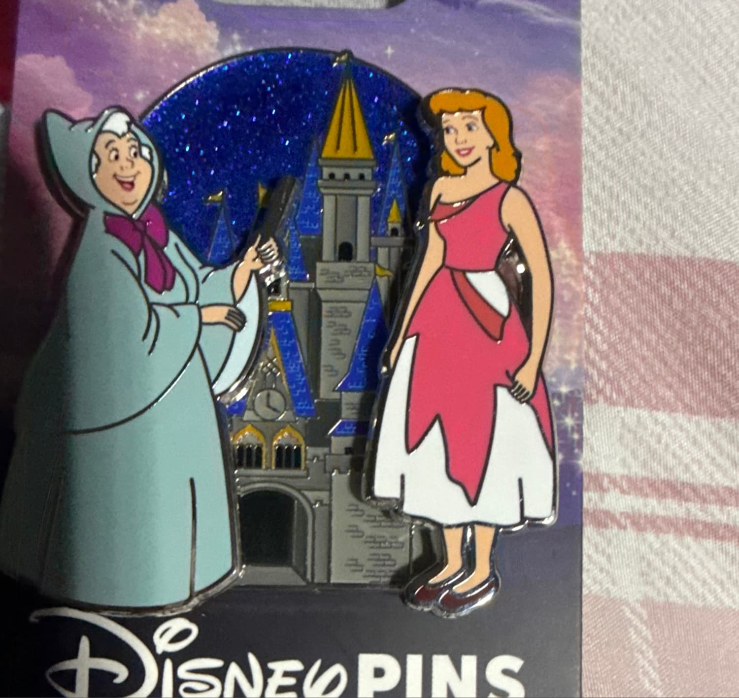 Disney Cinderella Pink a la Mode Fairy Godmother LE Pin