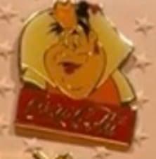 Queen of Hearts Coca-Cola Pin front