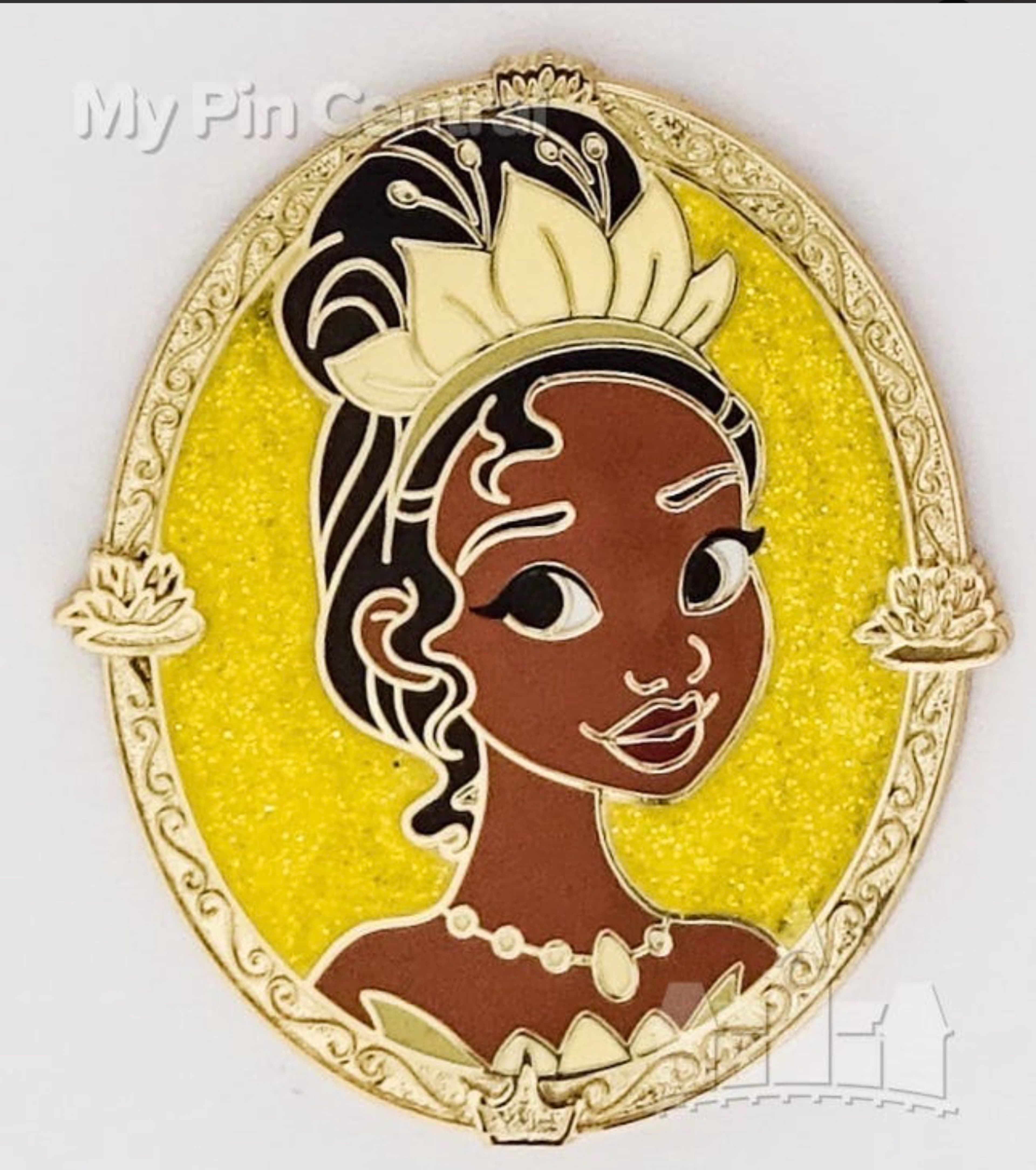 Tiana - 2022 Gold Frame and Glitter Stylized Princess Portraits Collection